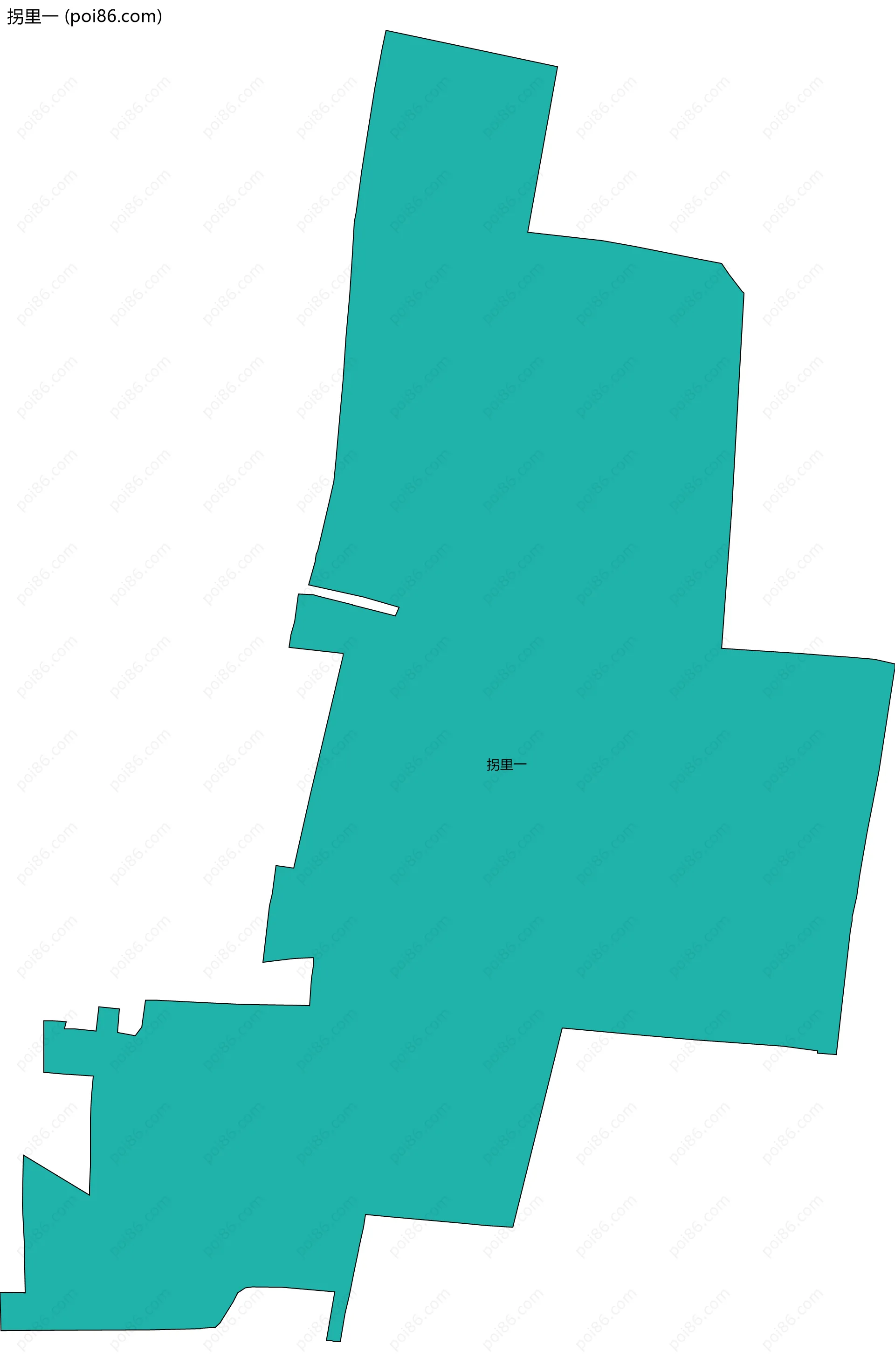 拐里一边界地图