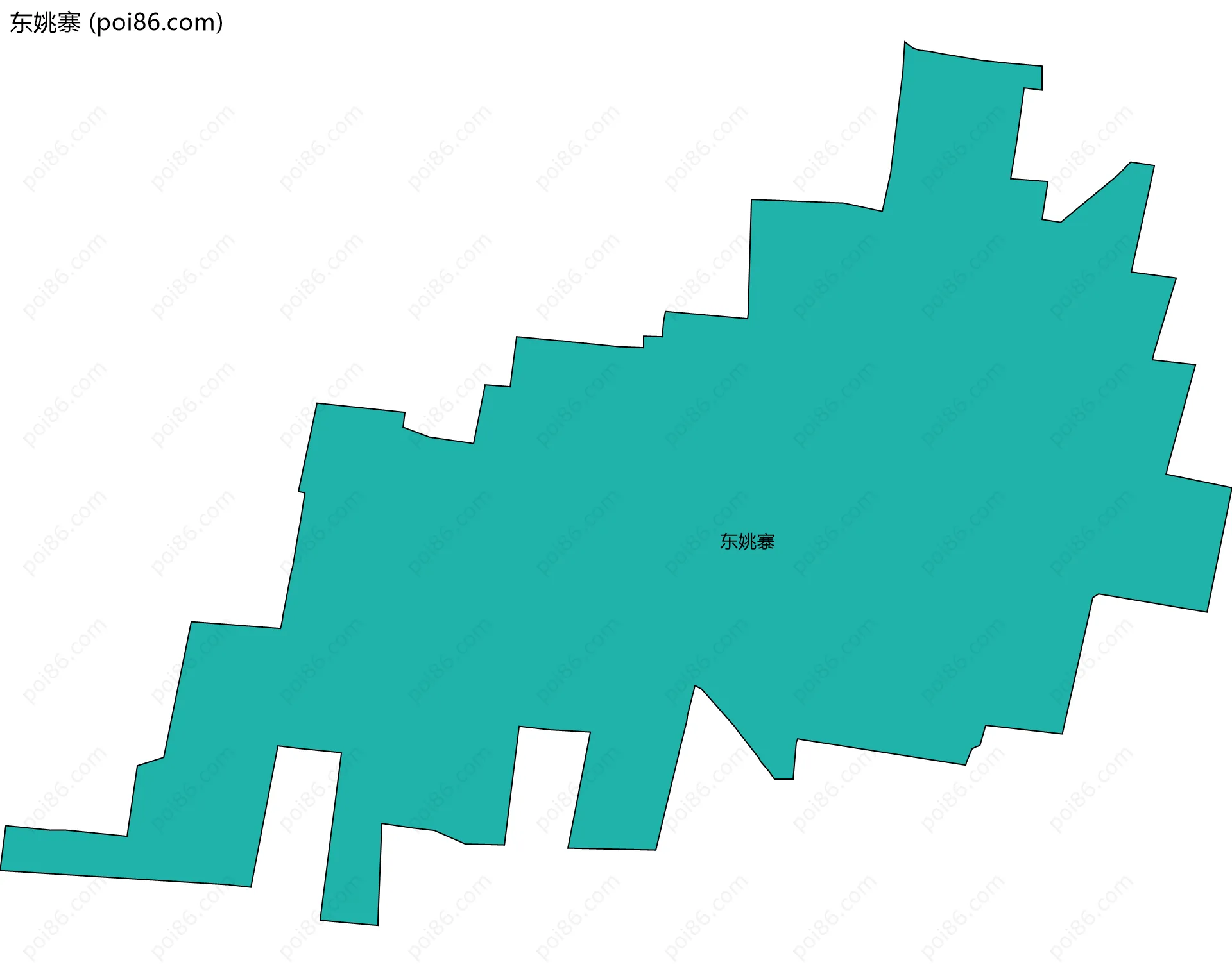 东姚寨边界地图