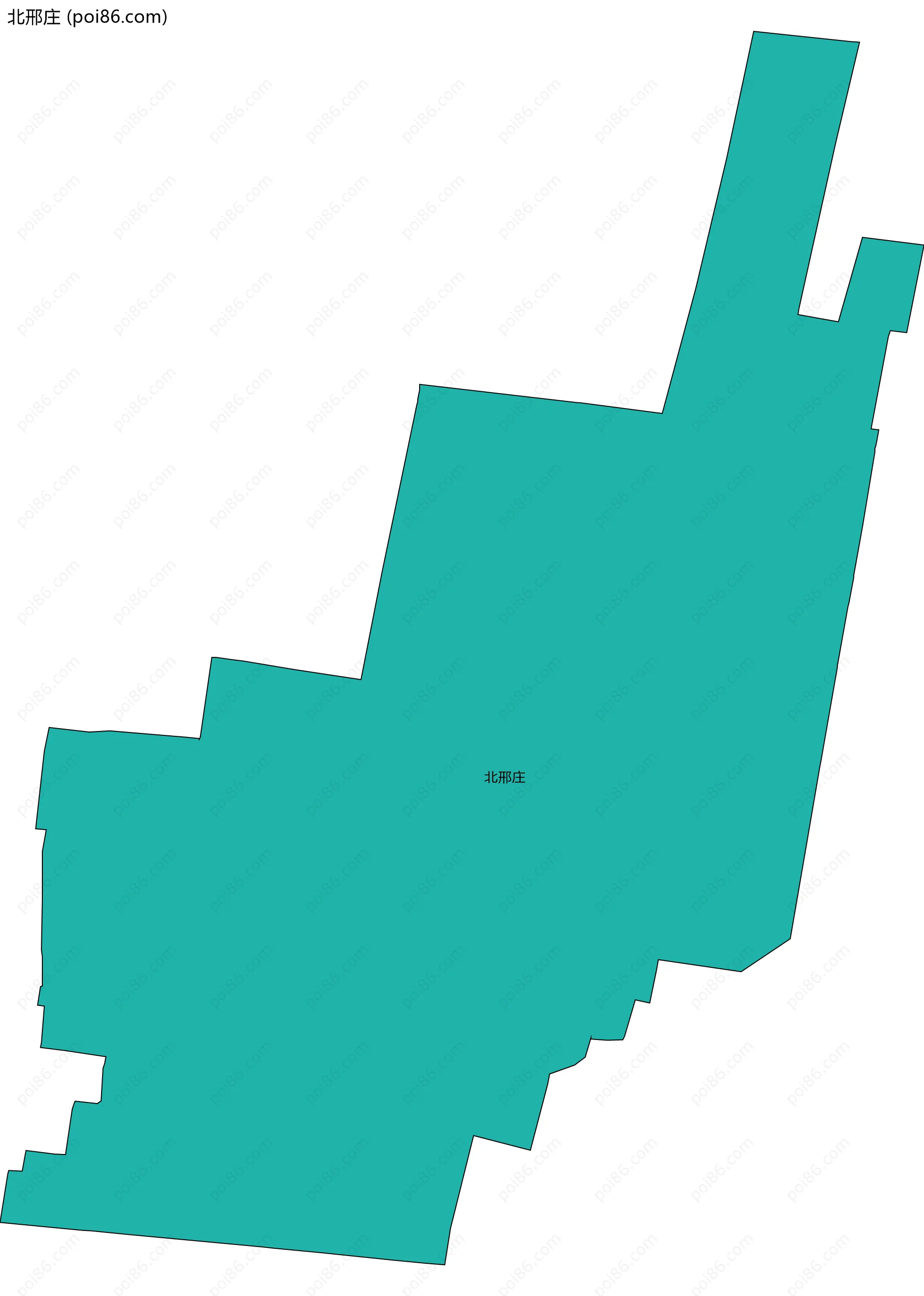 北邢庄边界地图