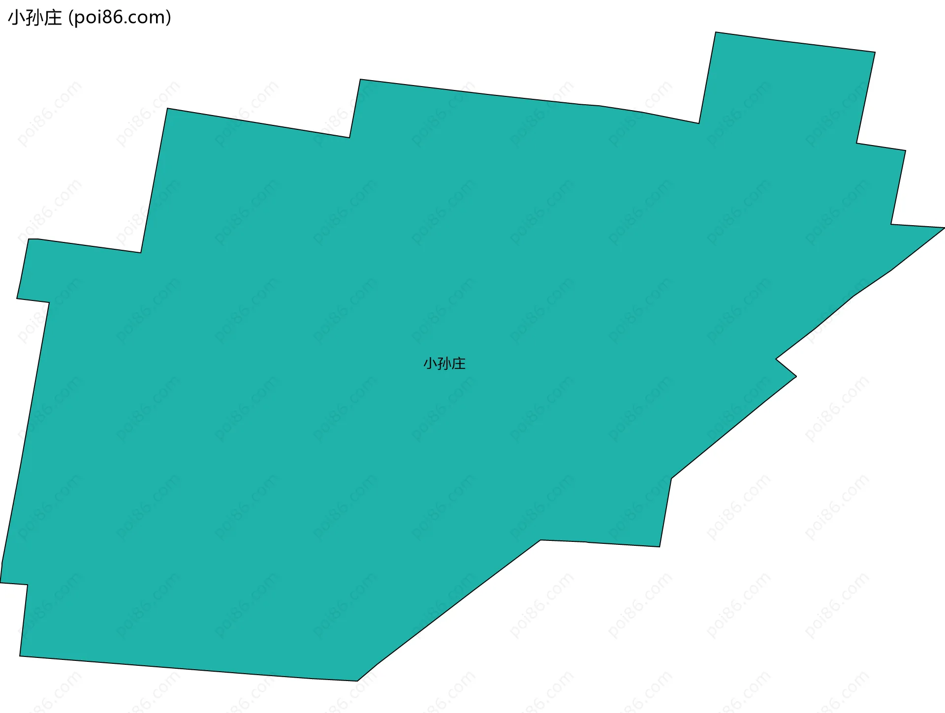 小孙庄边界地图