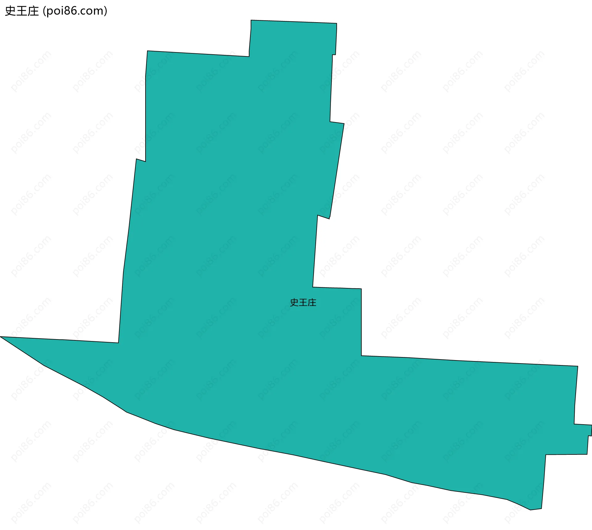 史王庄边界地图