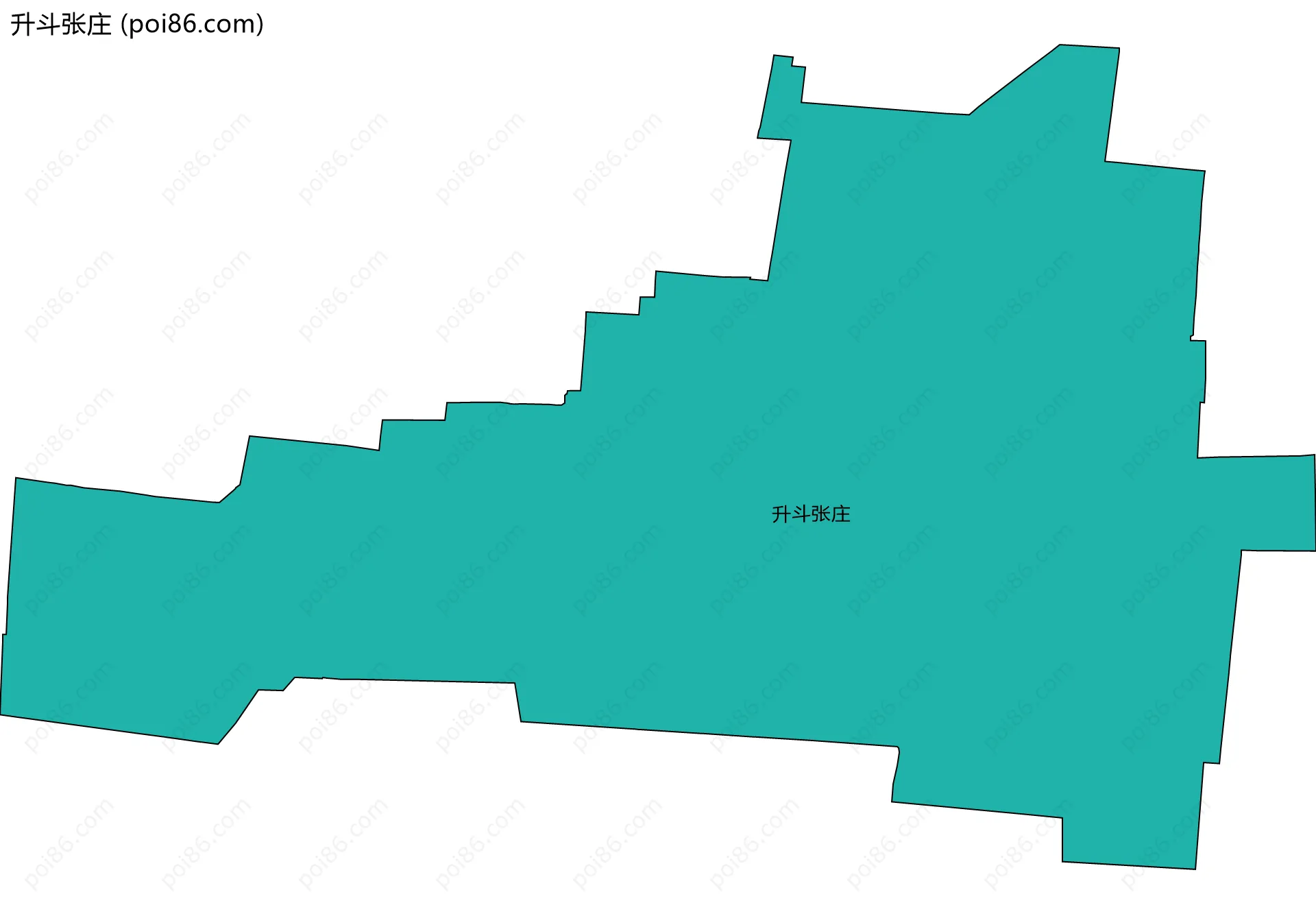 升斗张庄边界地图