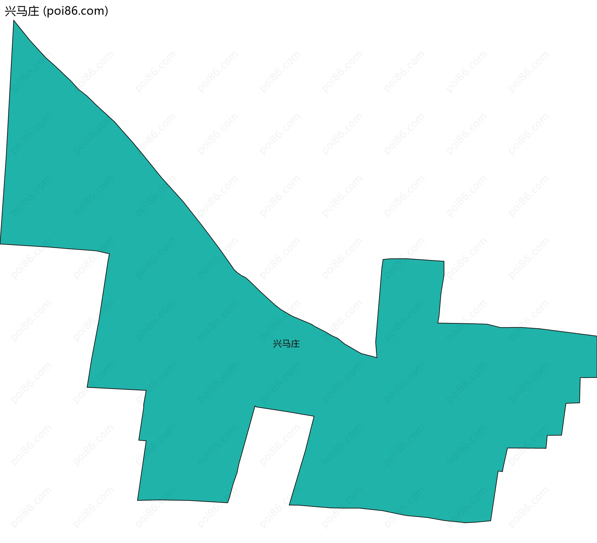 兴马庄边界地图