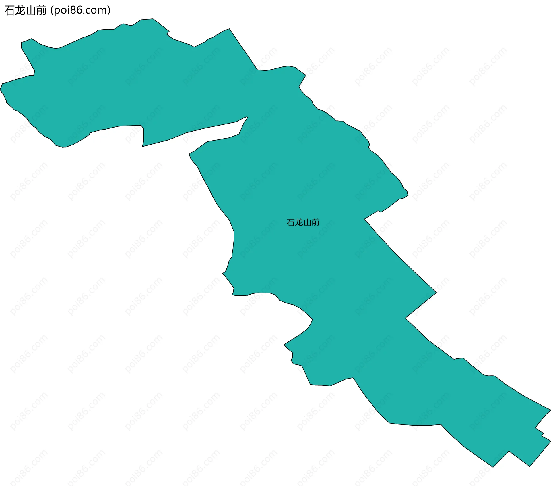 石龙山前边界地图