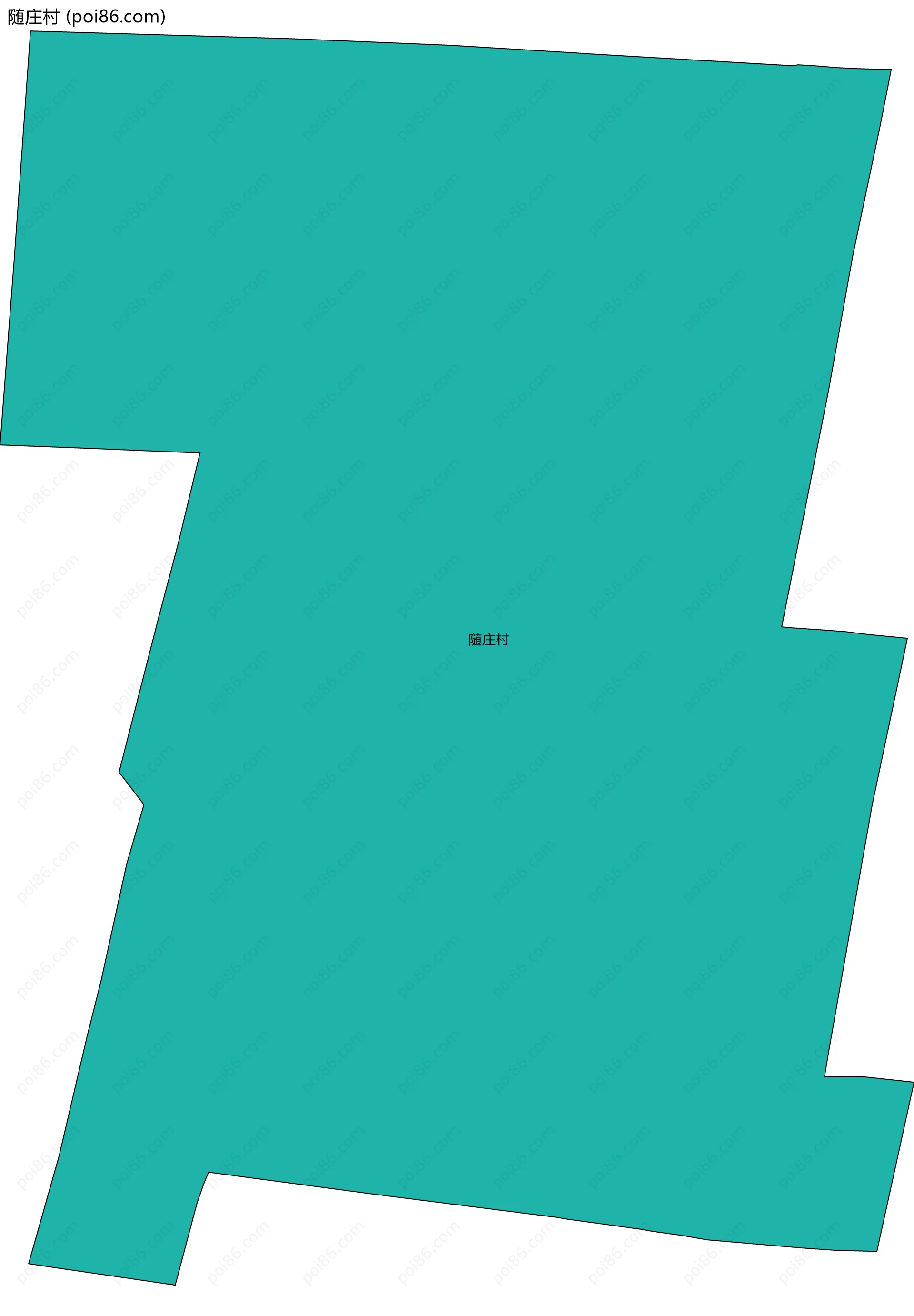 随庄村边界地图