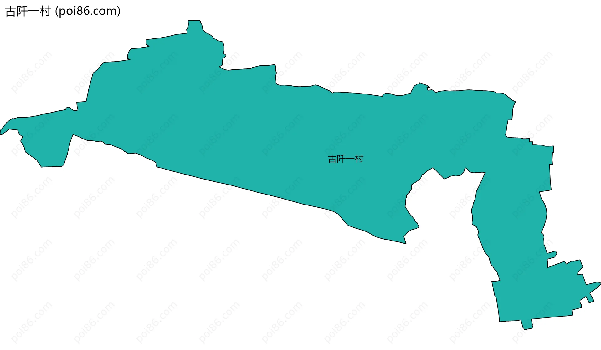古阡一村边界地图