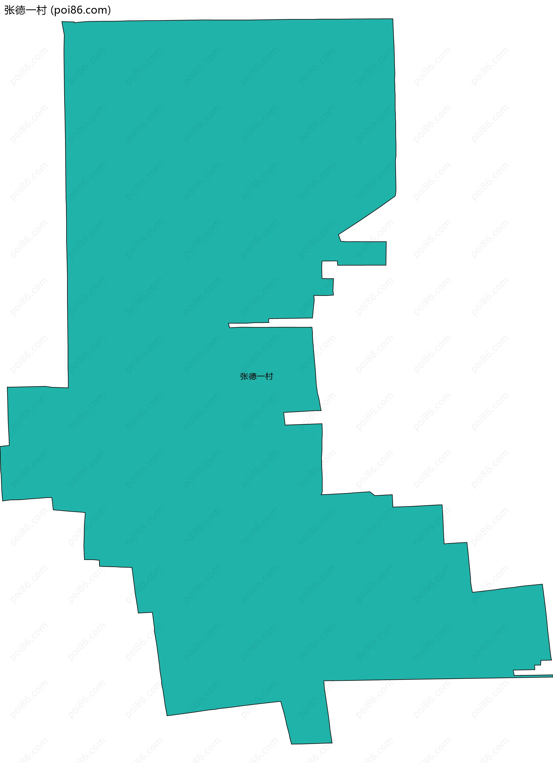 张德一村边界地图