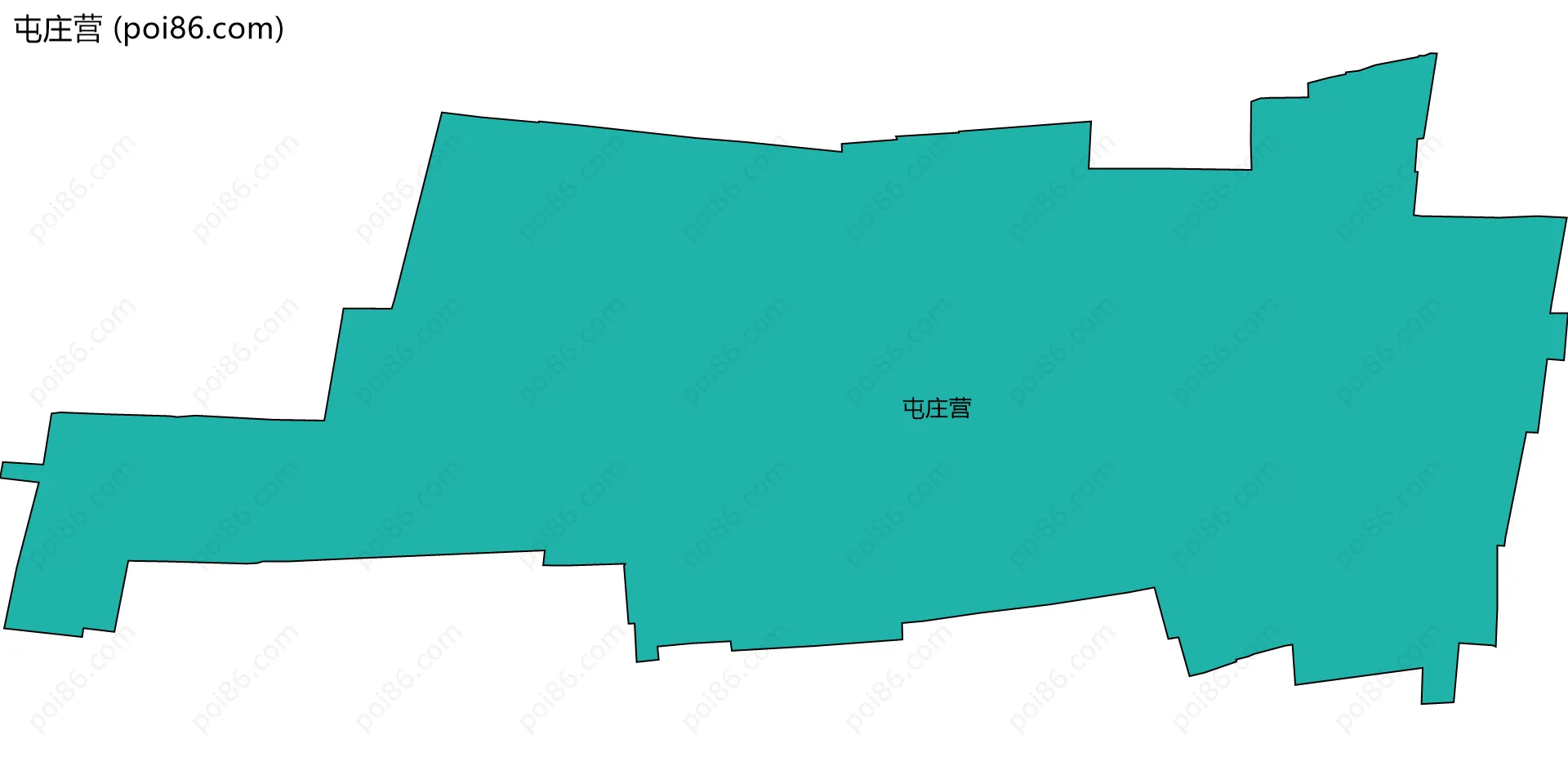 屯庄营边界地图