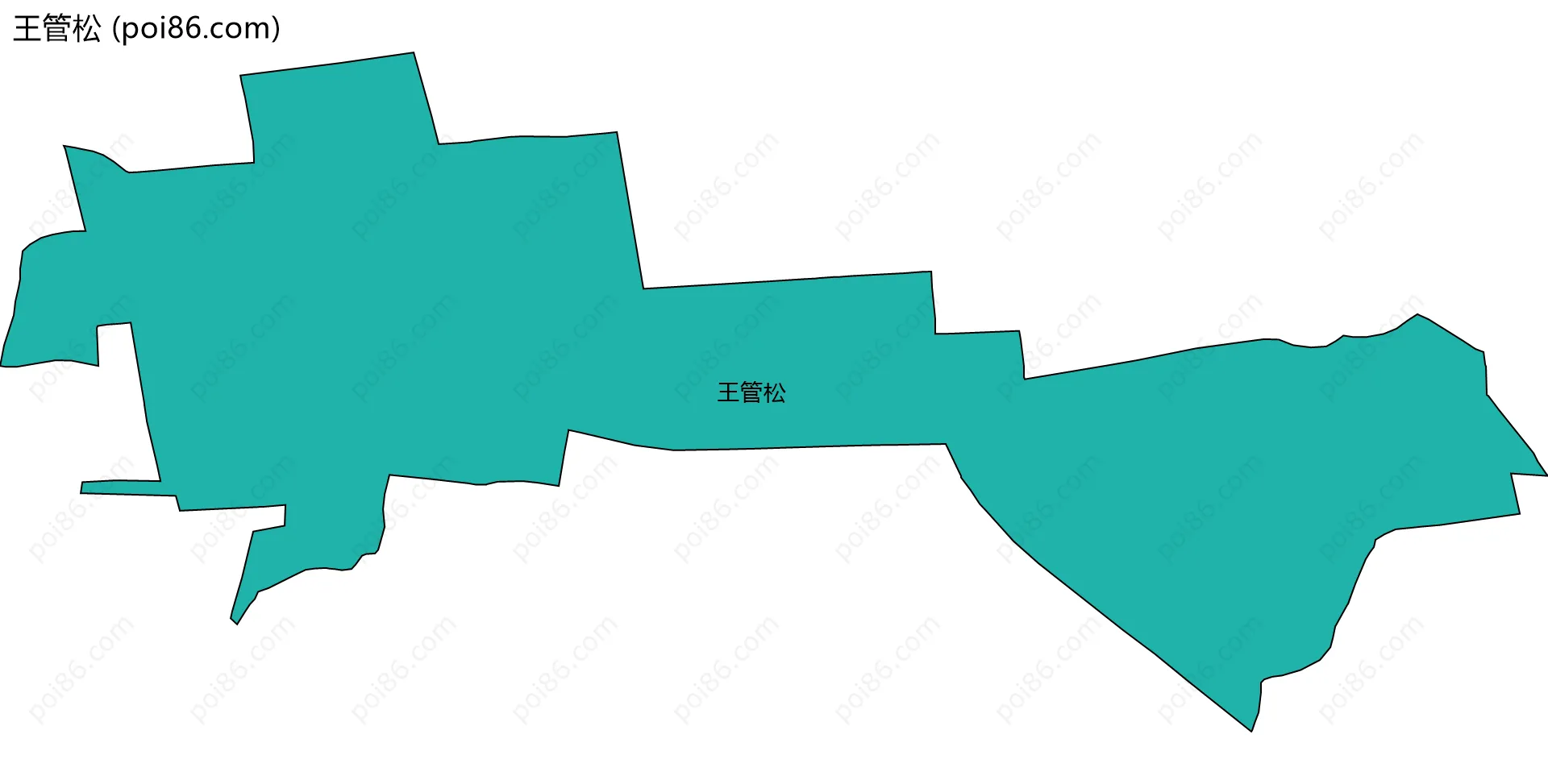 王管松边界地图