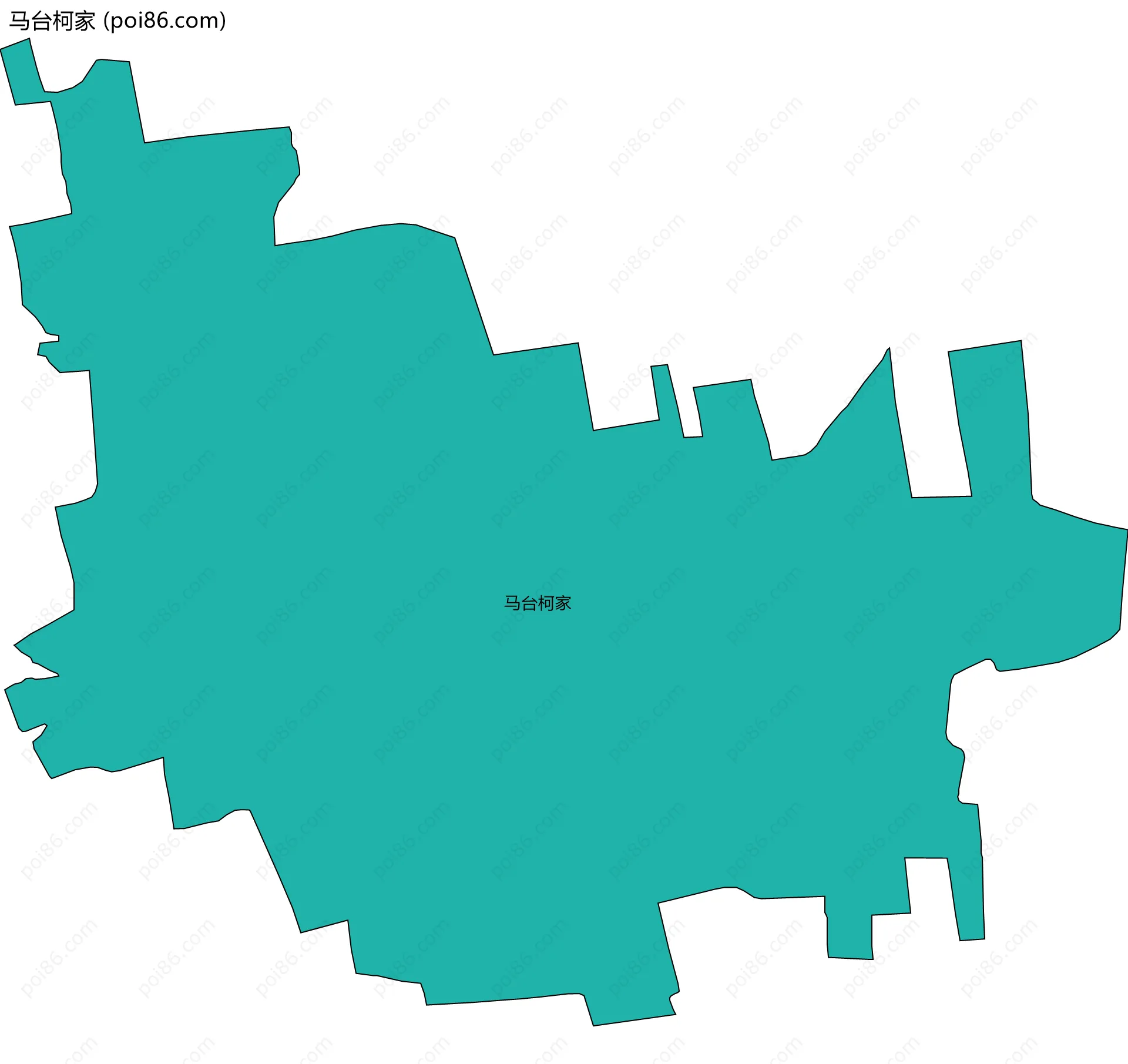 马台柯家边界地图