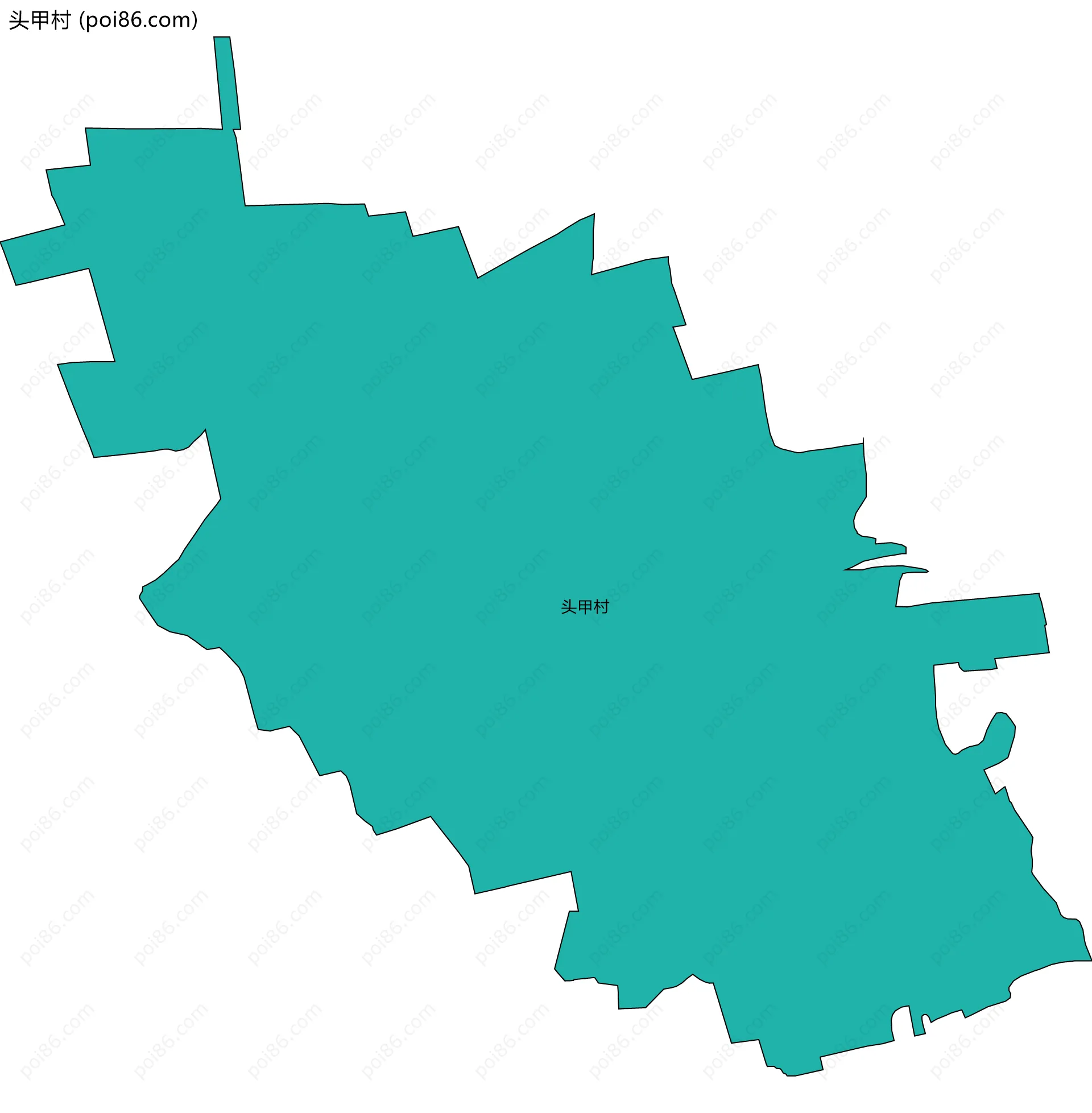 头甲村边界地图