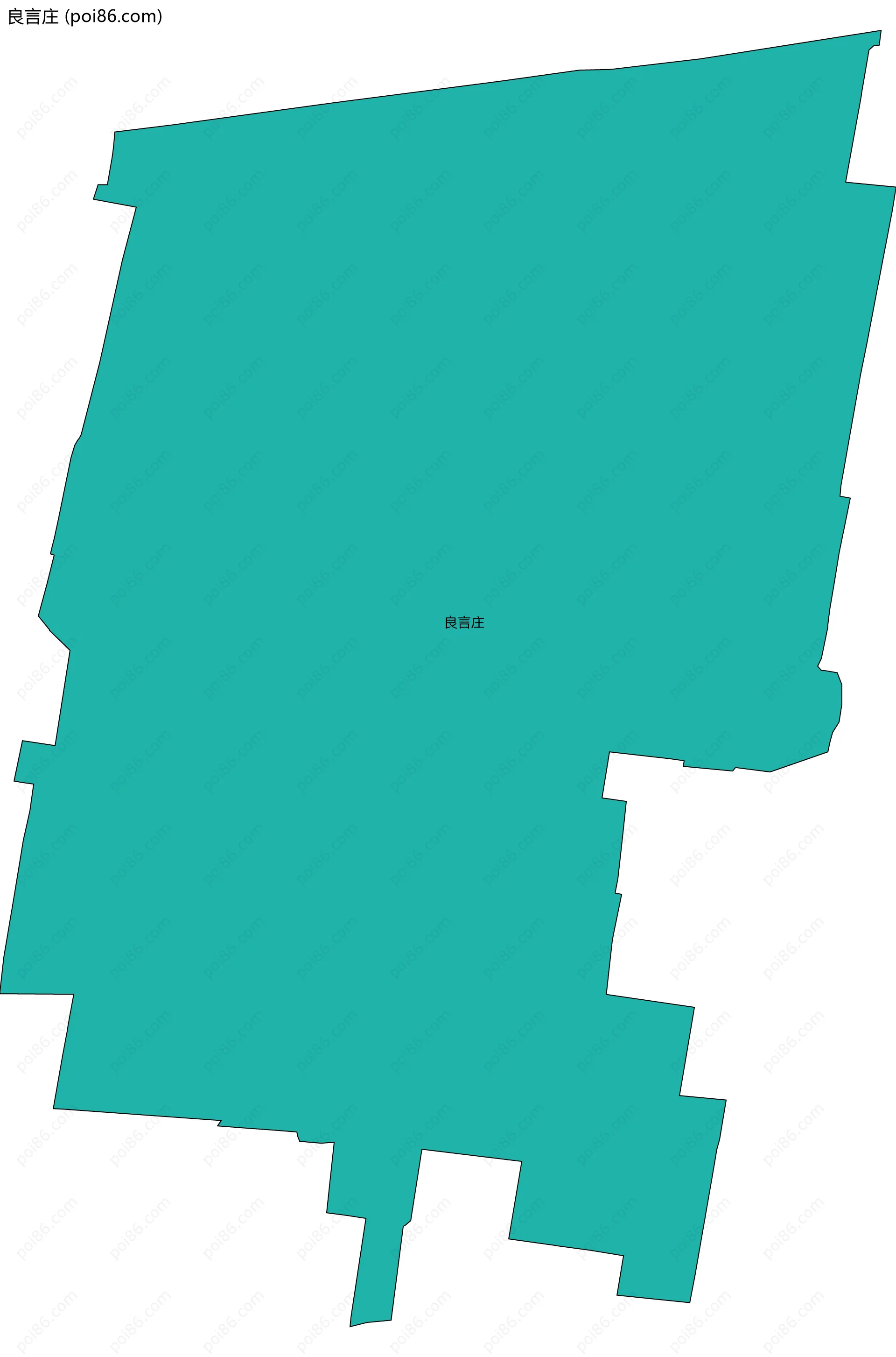 良言庄边界地图