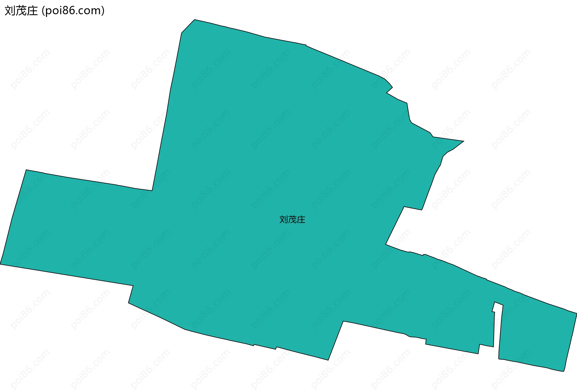刘茂庄边界地图