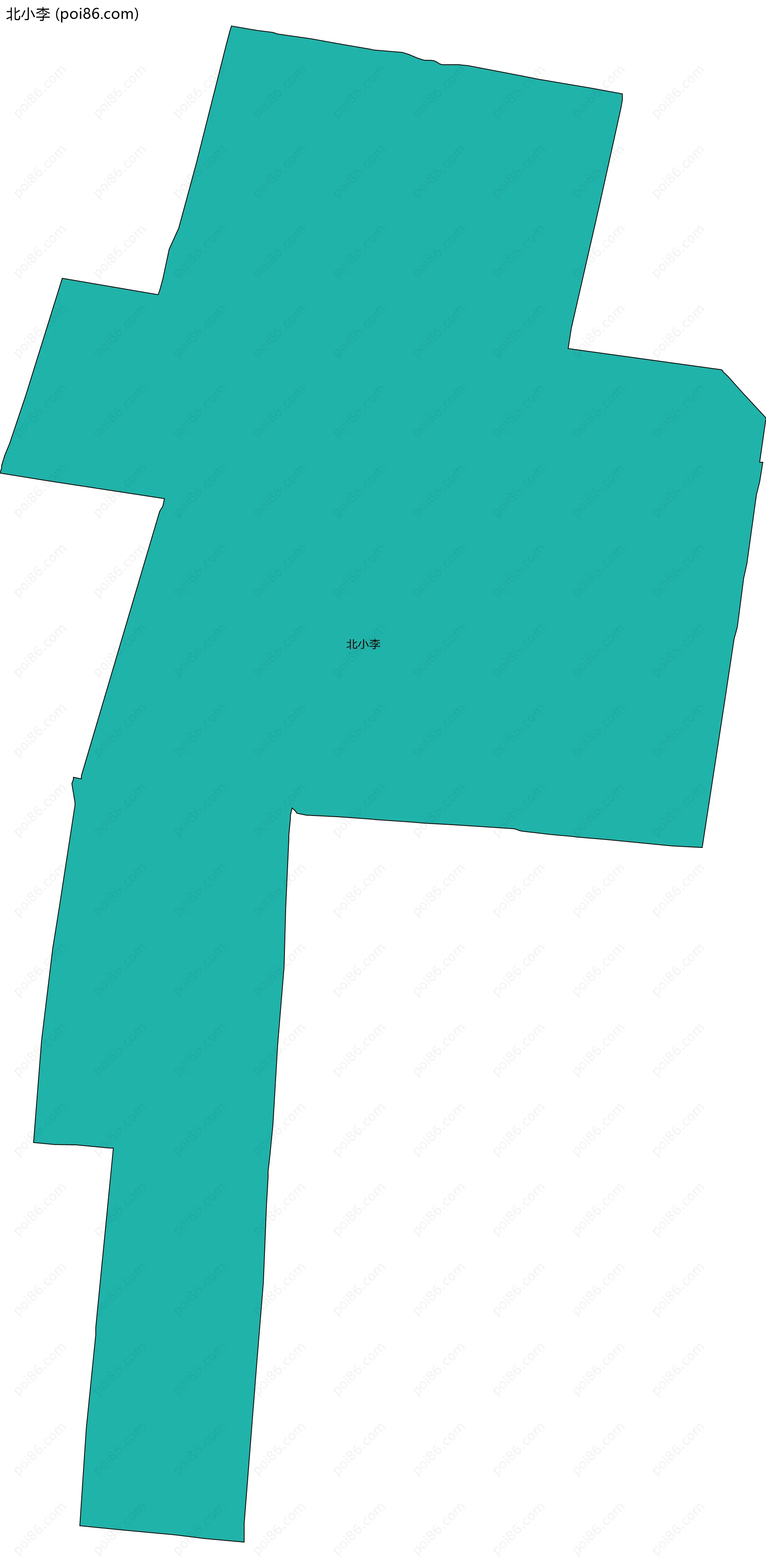 北小李边界地图