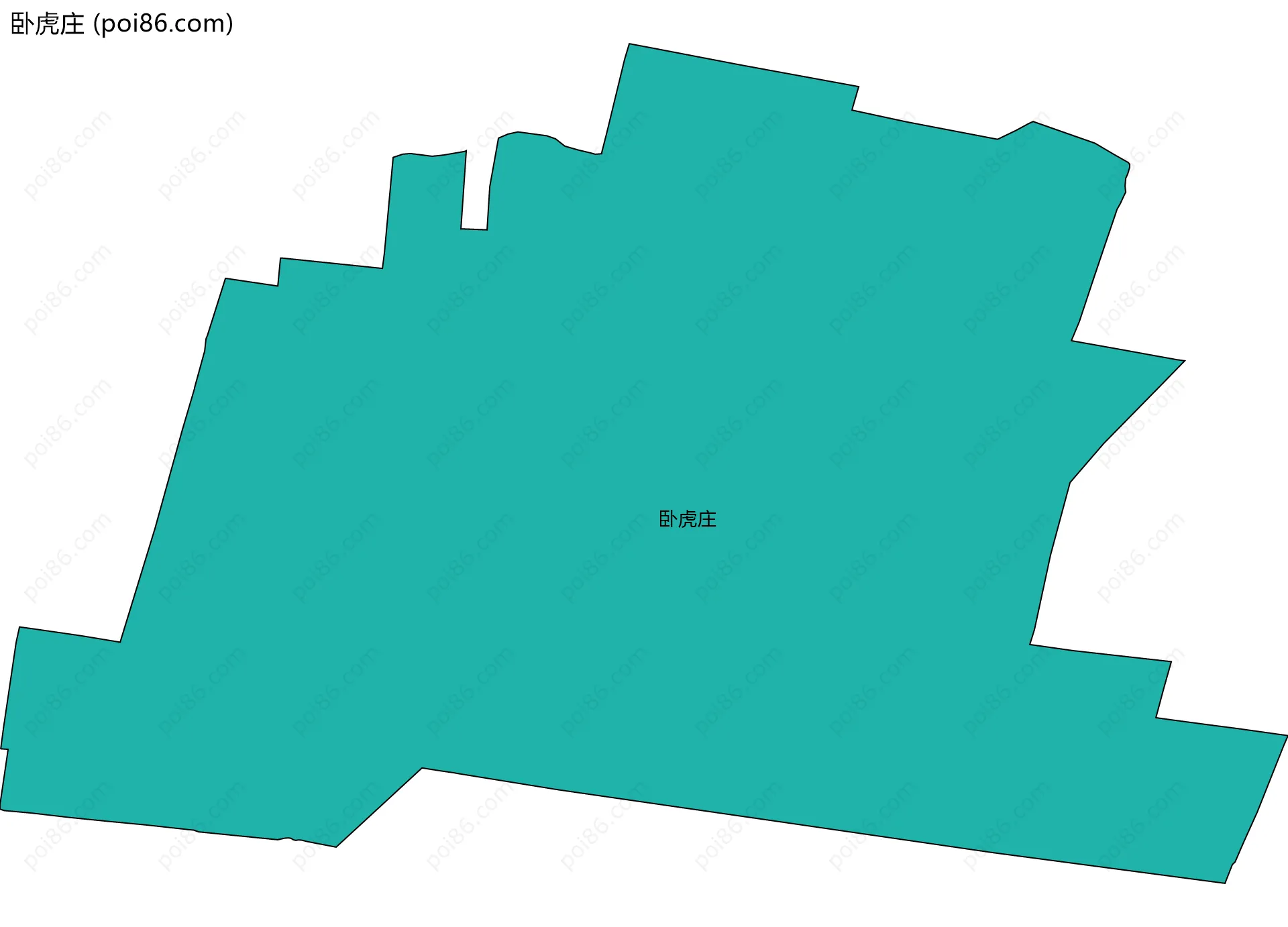 卧虎庄边界地图