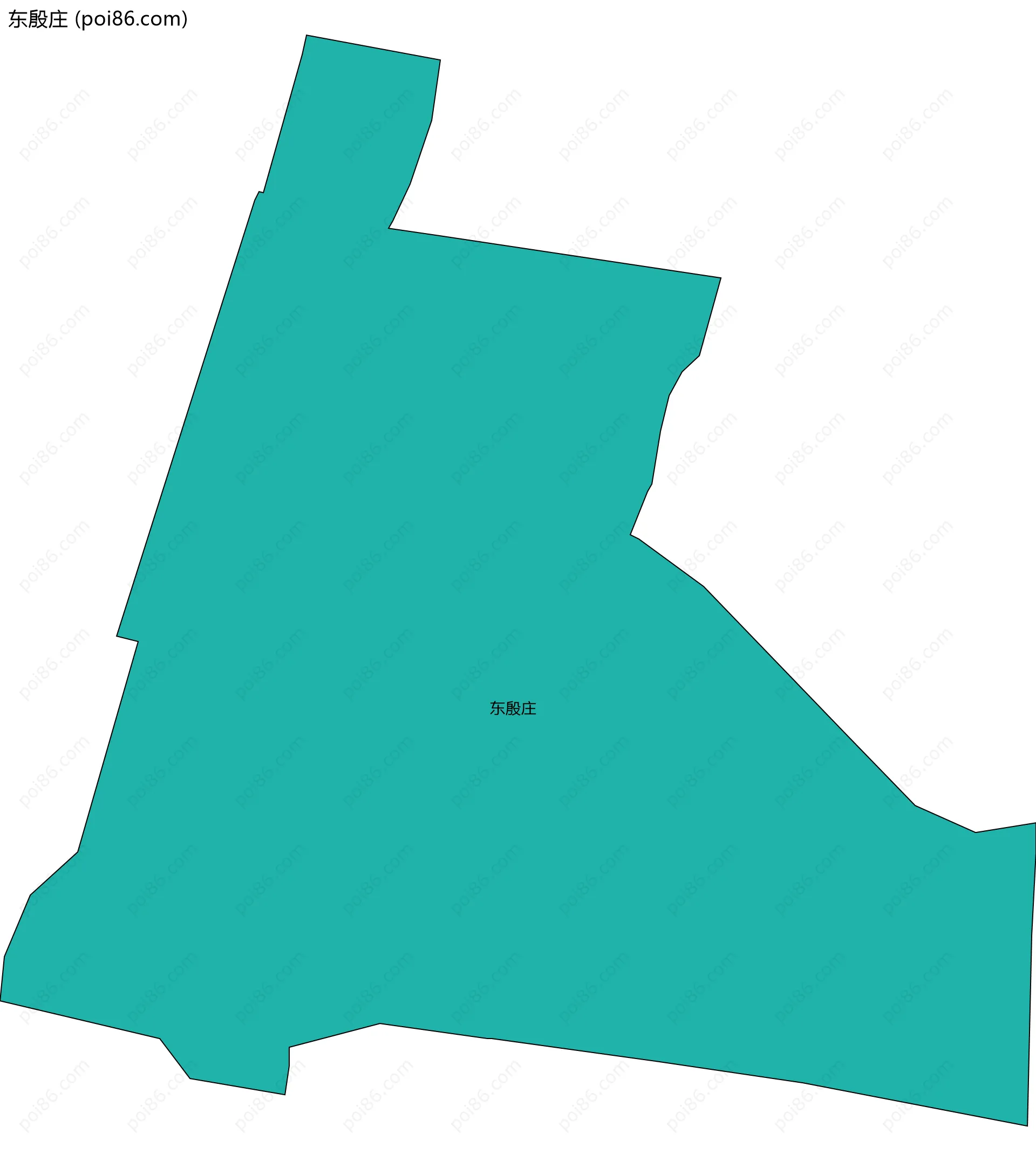 东殷庄边界地图