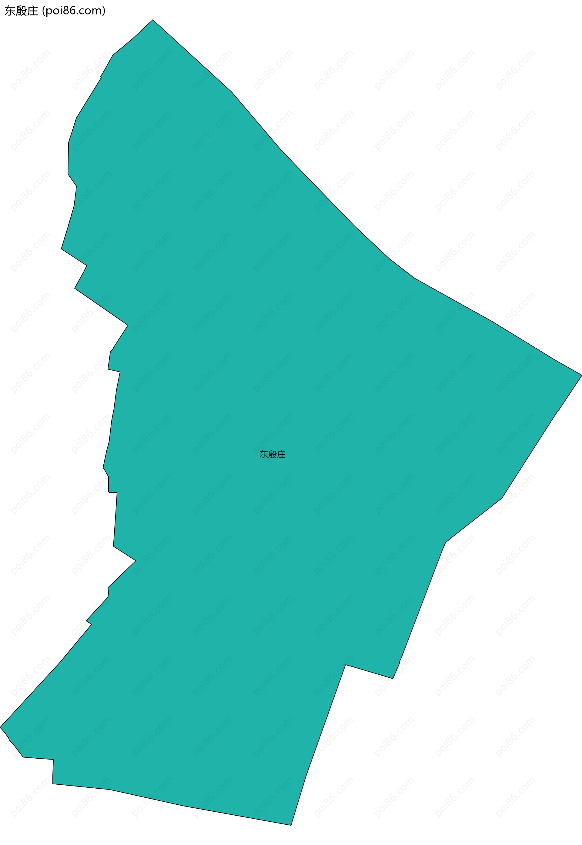 东殷庄边界地图