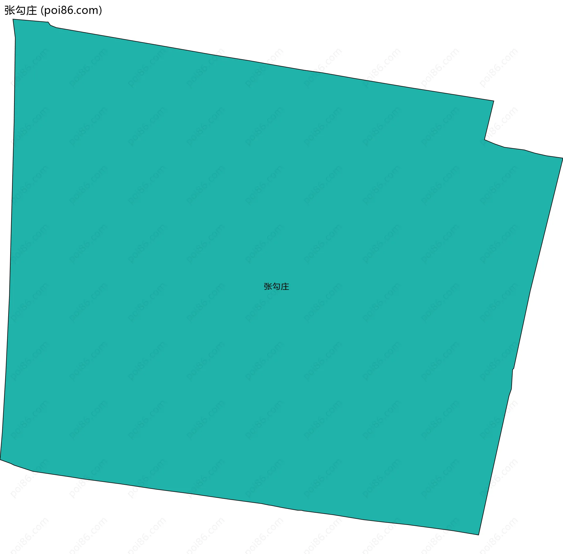 张勾庄边界地图