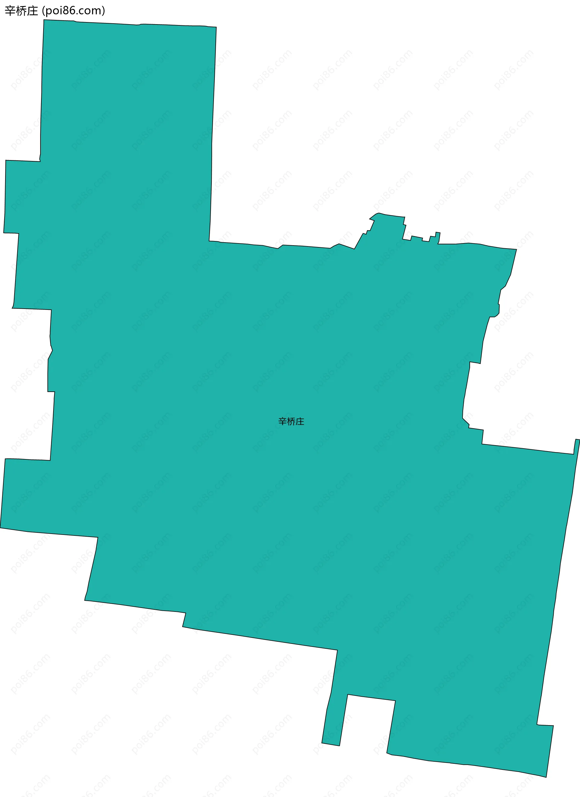 辛桥庄边界地图