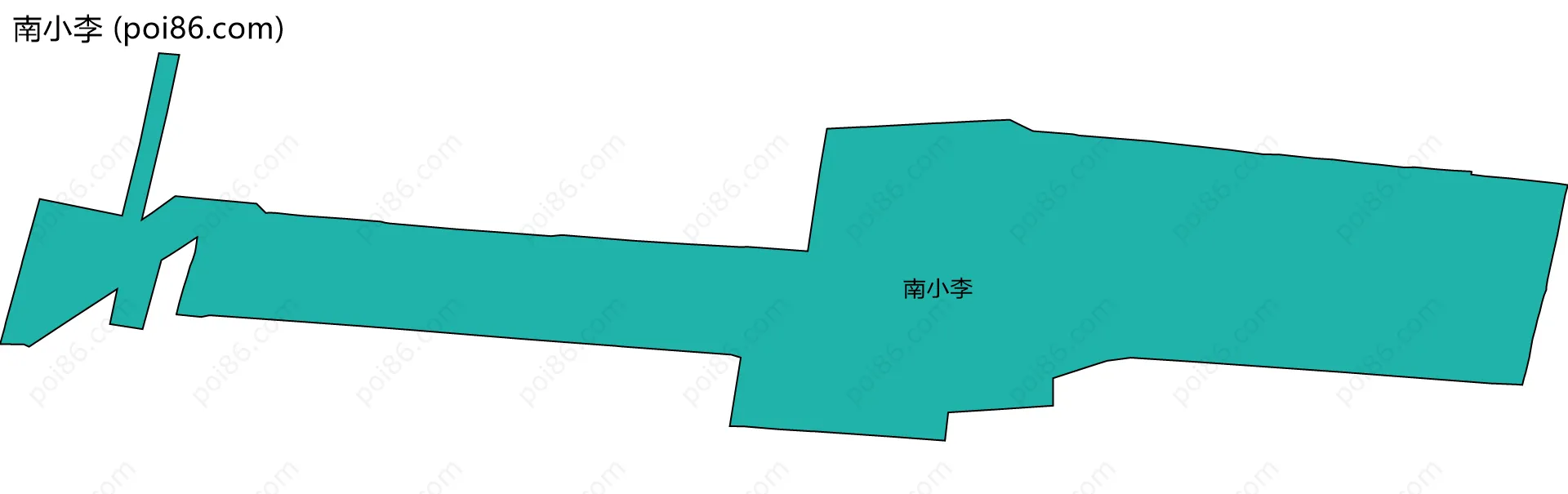 南小李边界地图