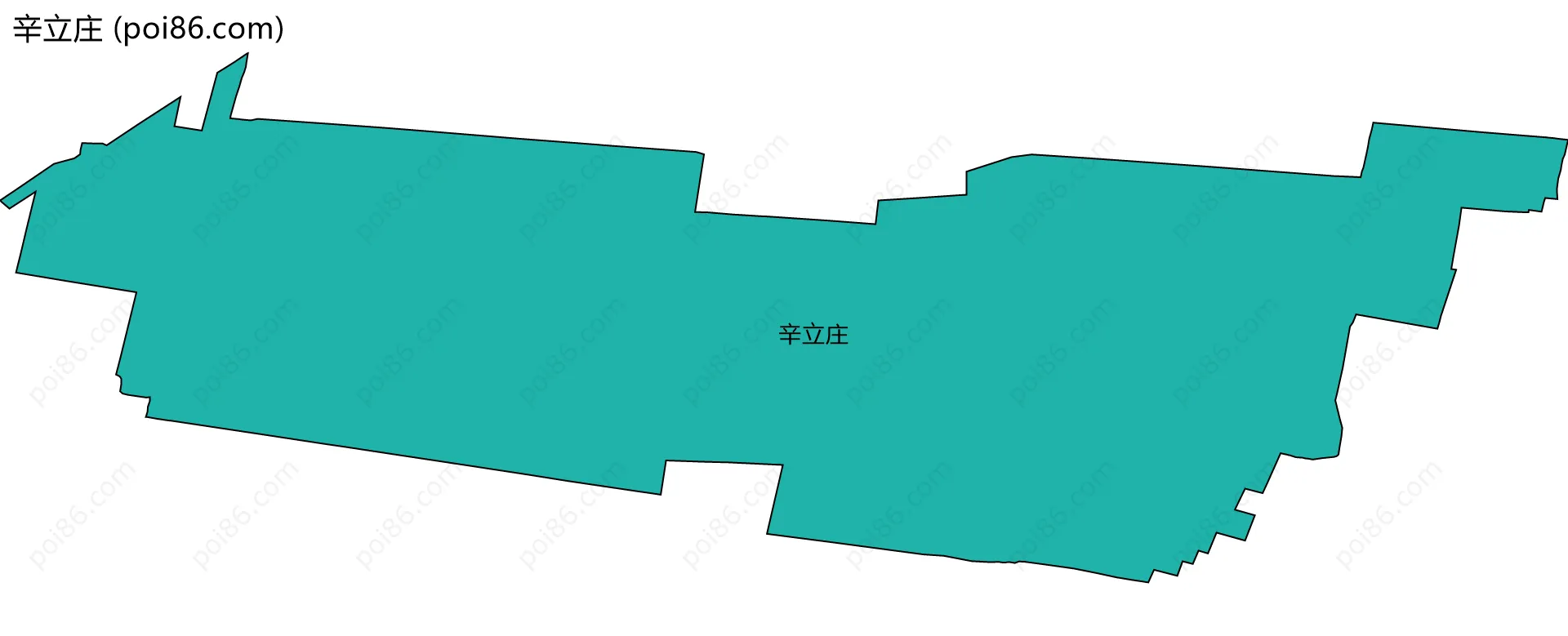 辛立庄边界地图