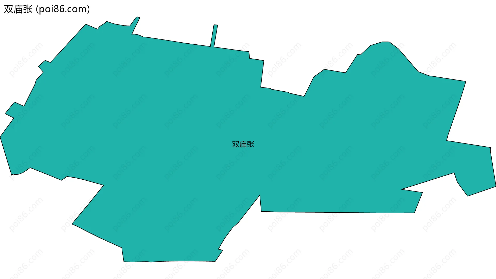 双庙张边界地图