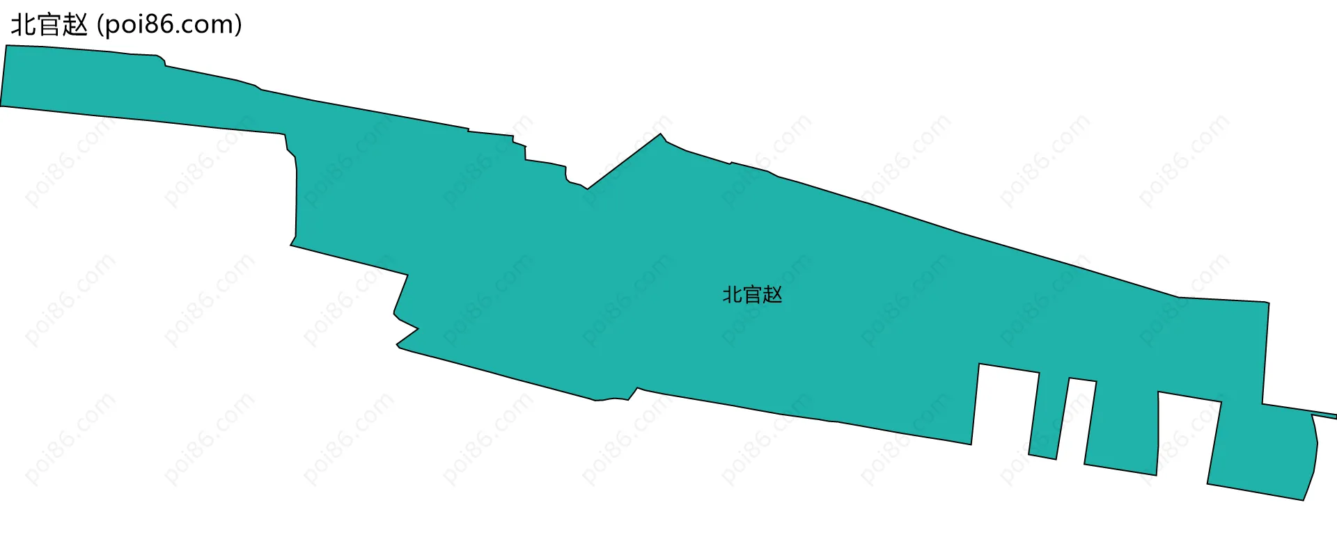北官赵边界地图