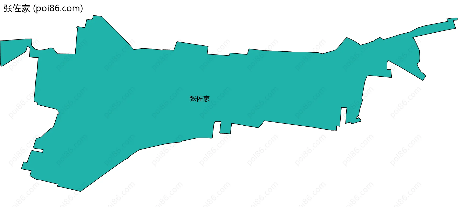 张佐家边界地图
