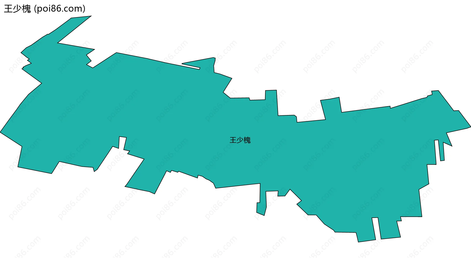 王少槐边界地图