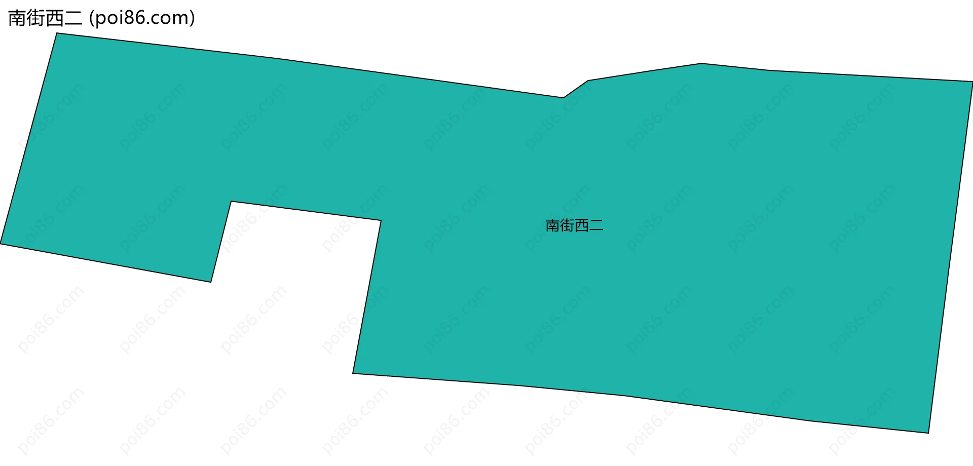 南街西二边界地图