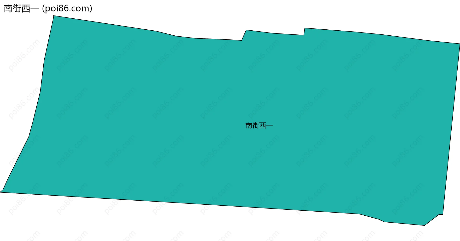 南街西一边界地图