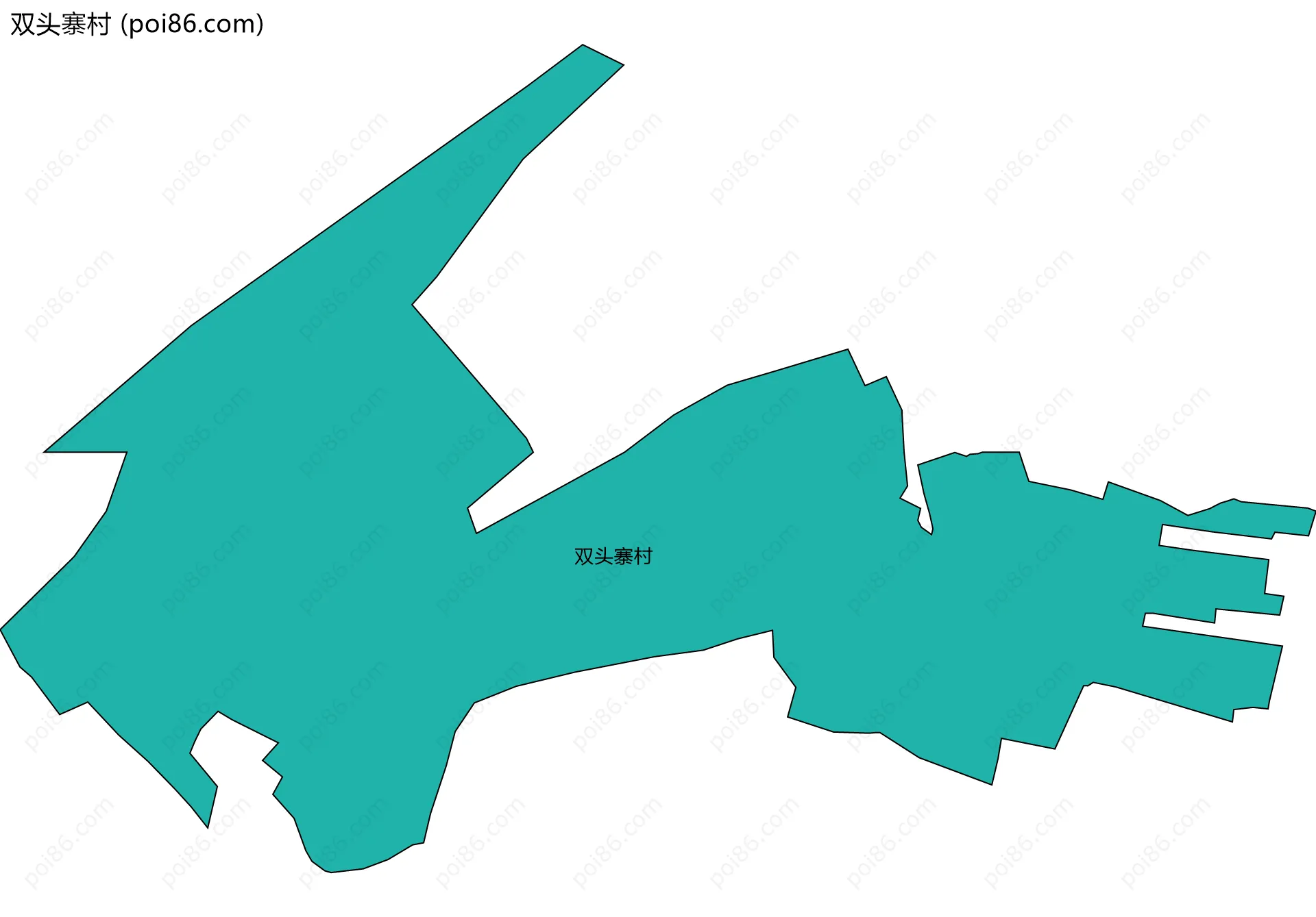 双头寨村边界地图