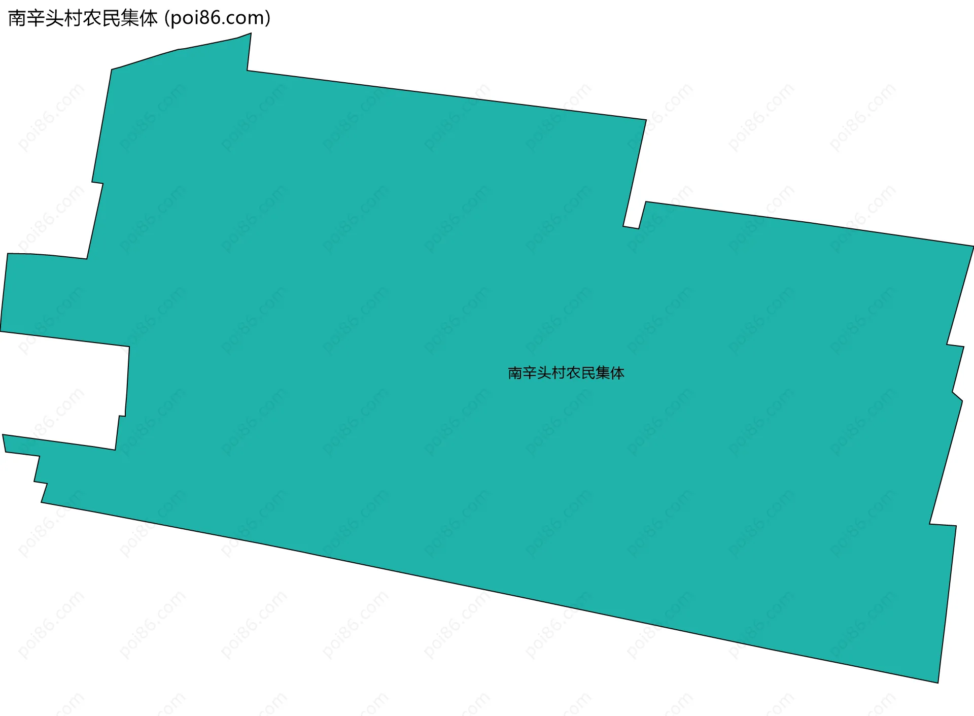 南辛头村农民集体边界地图