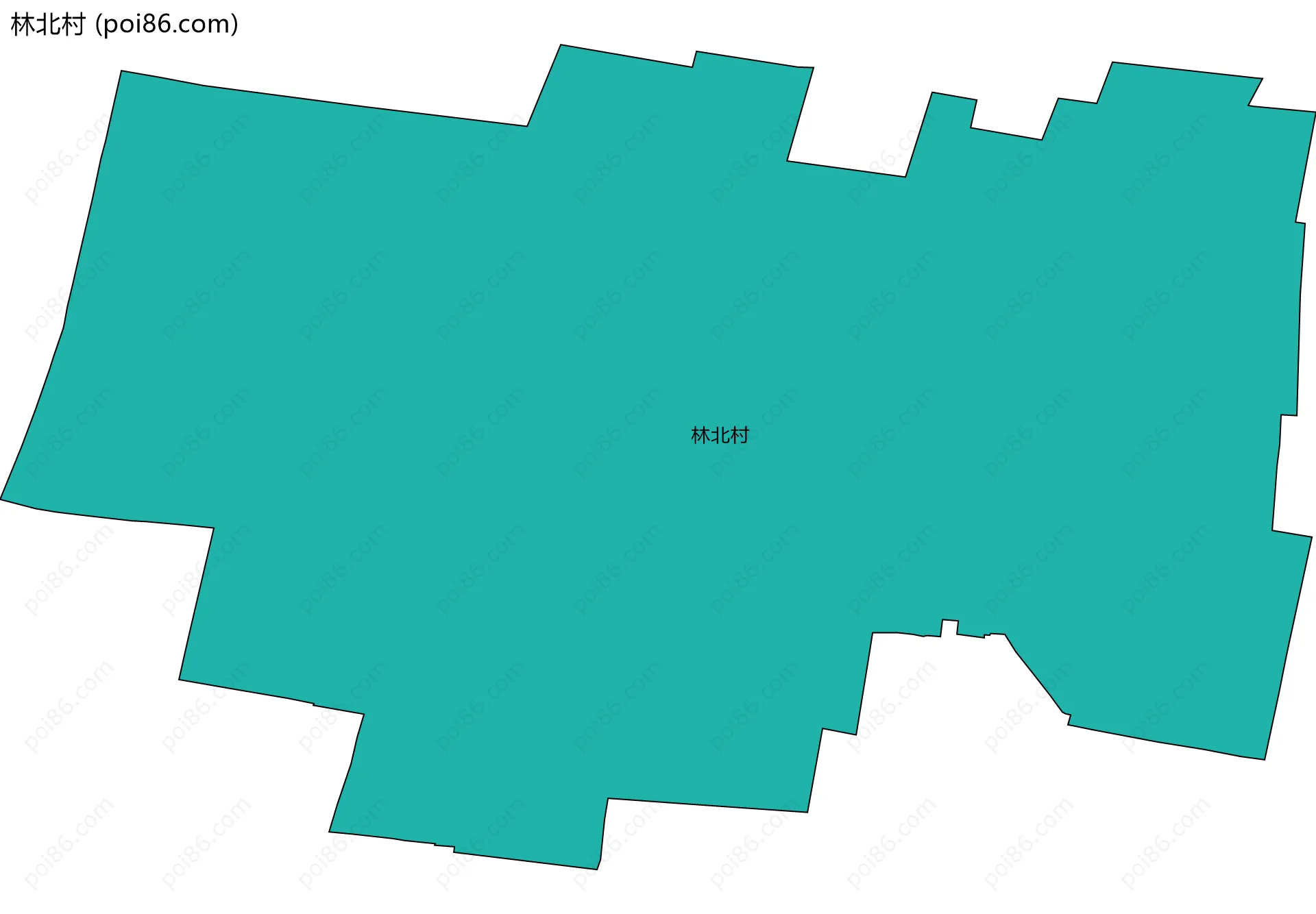 林北村边界地图