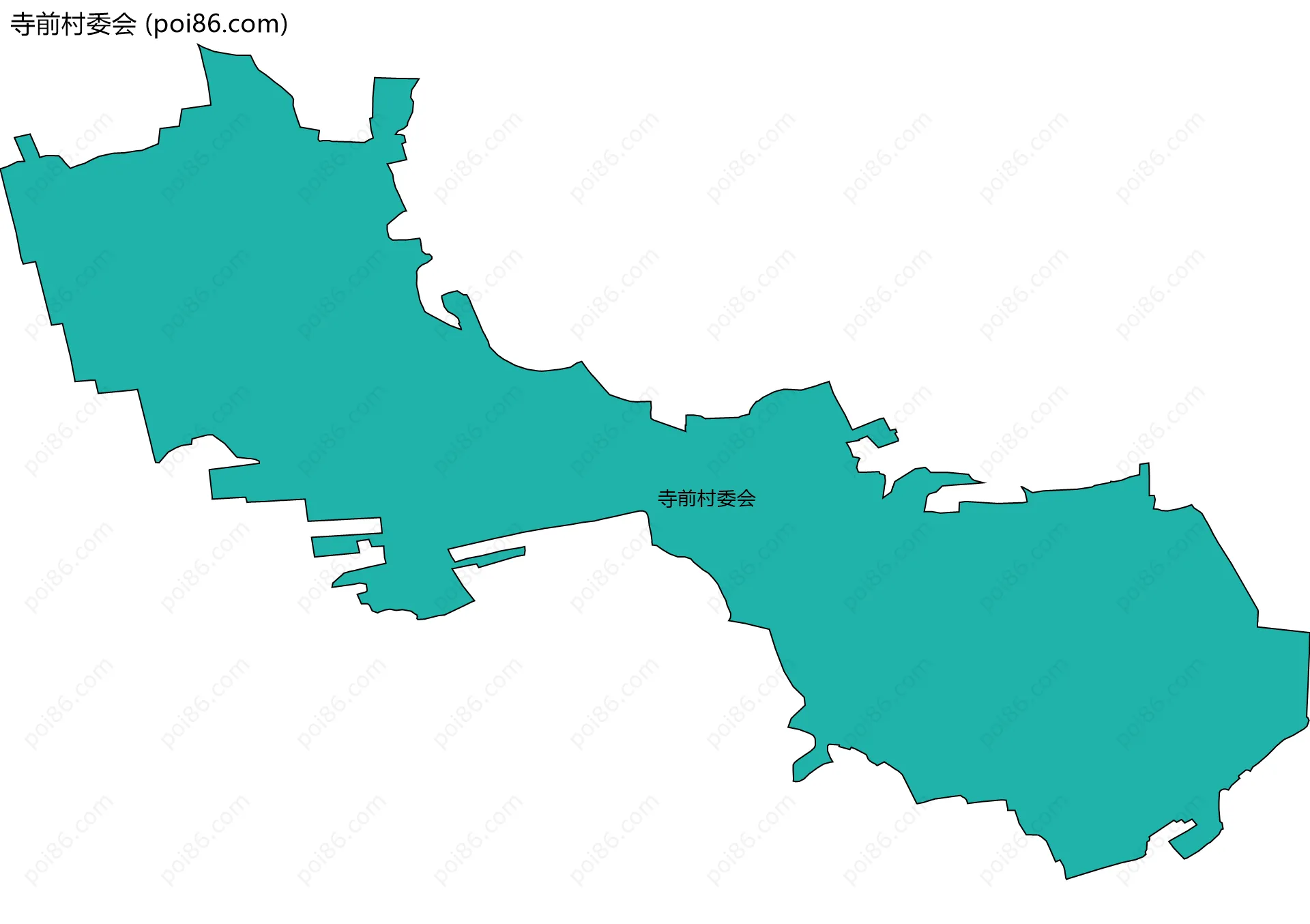 寺前村委会边界地图