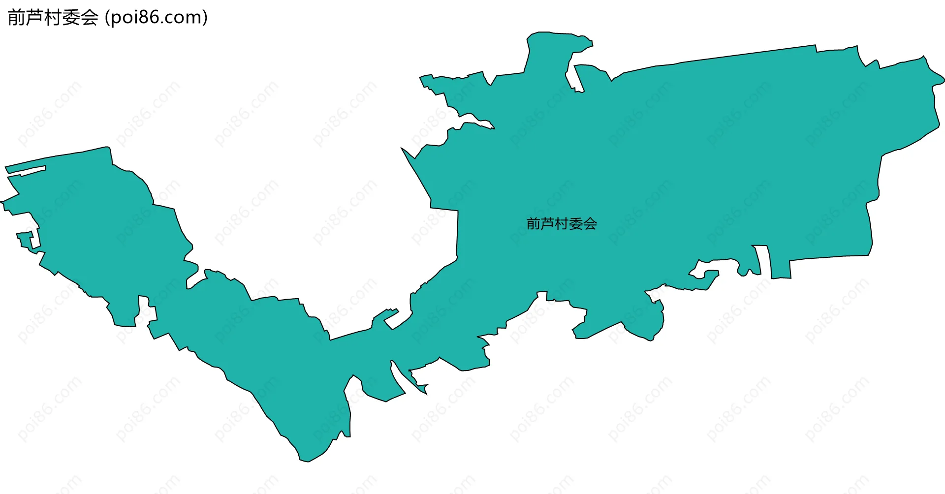 前芦村委会边界地图