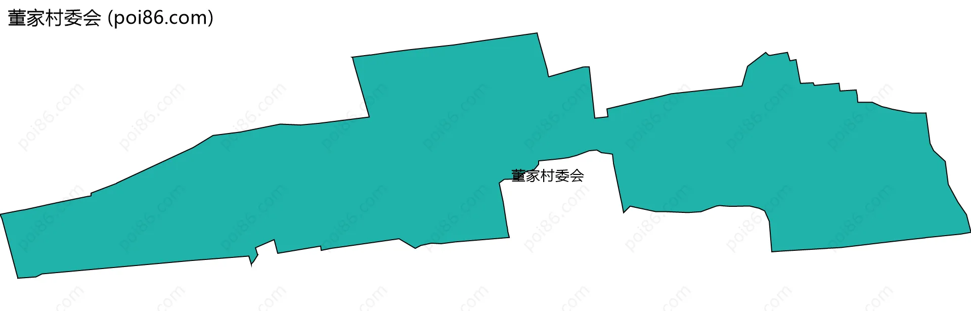 董家村委会边界地图