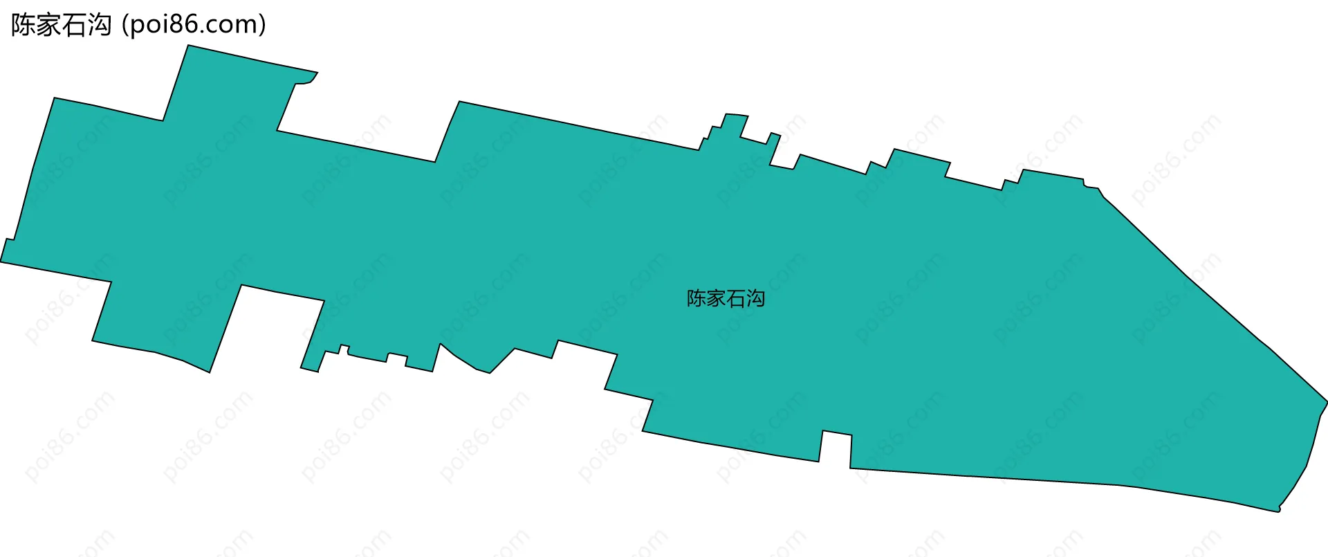 陈家石沟边界地图