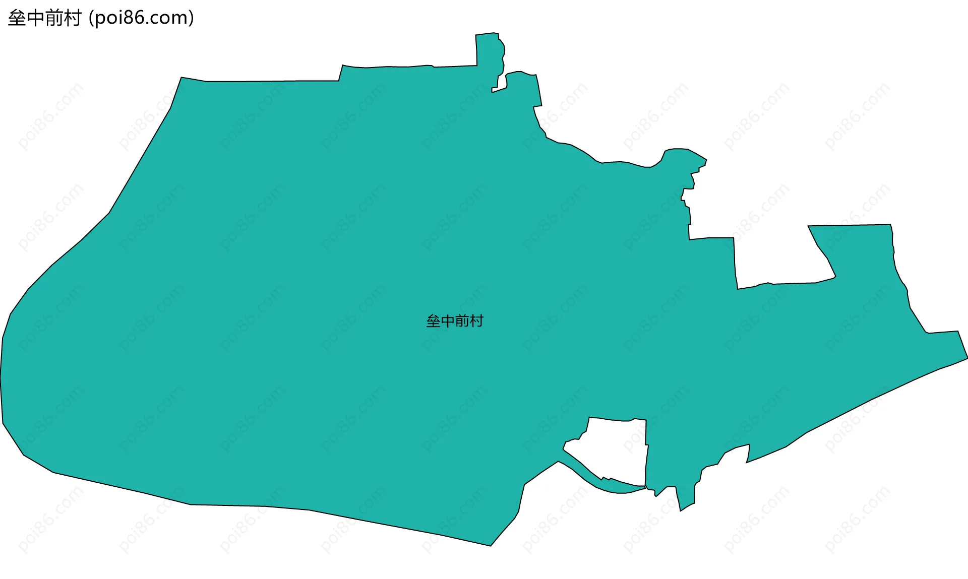 垒中前村边界地图