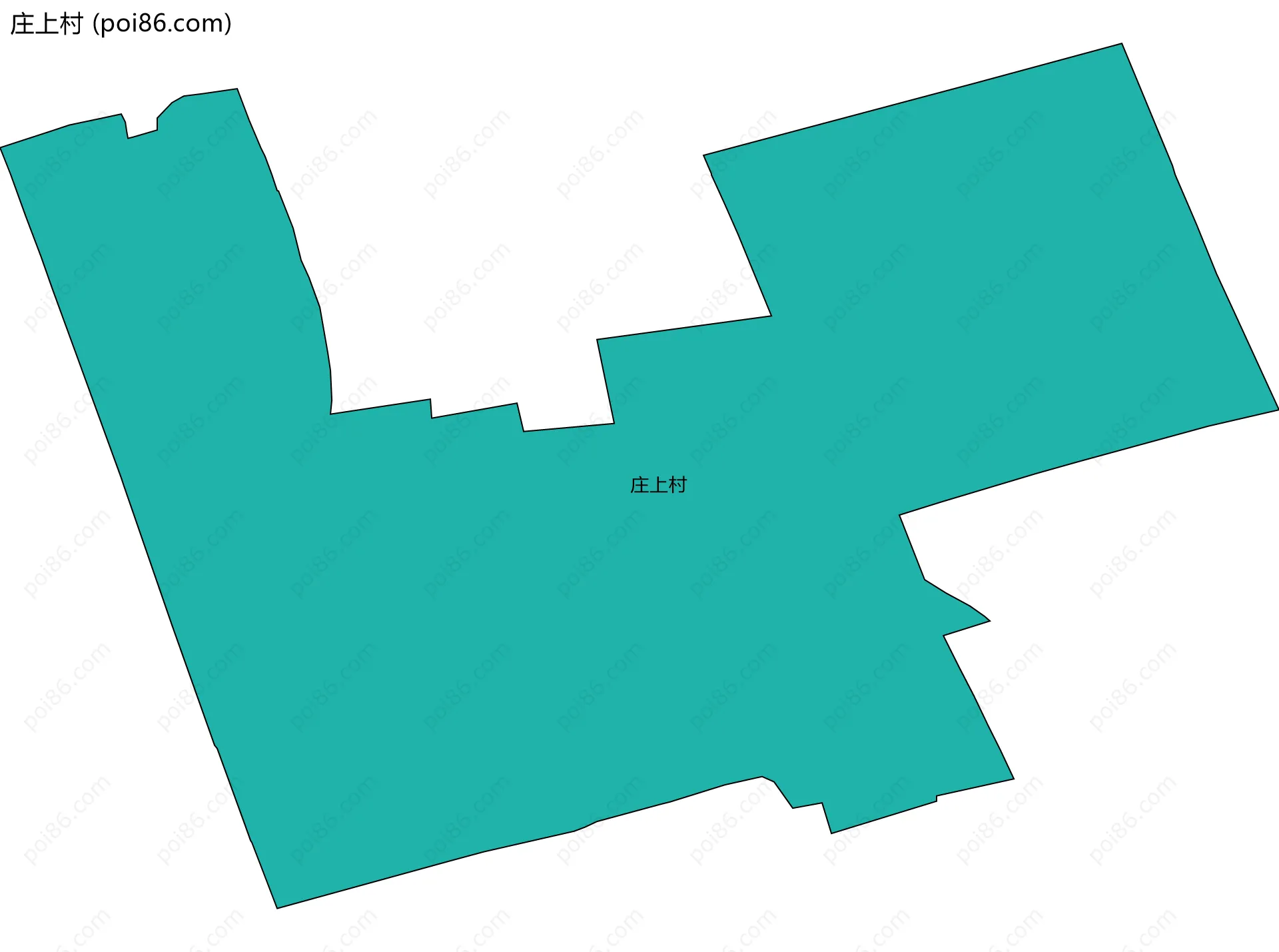 庄上村边界地图