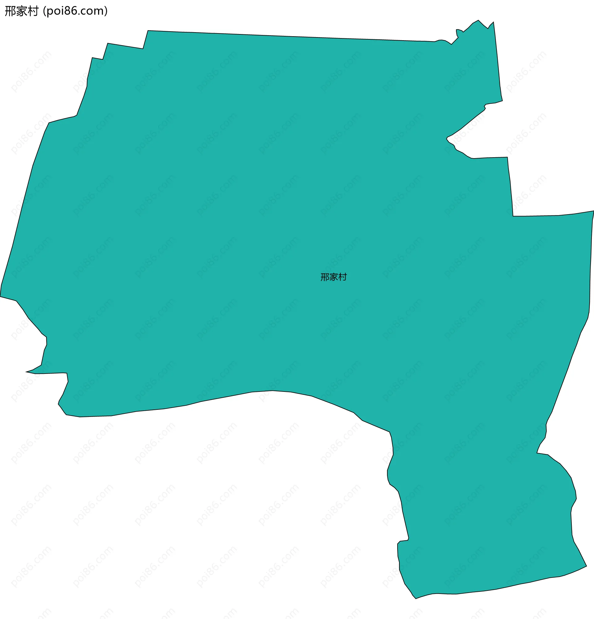 邢家村边界地图