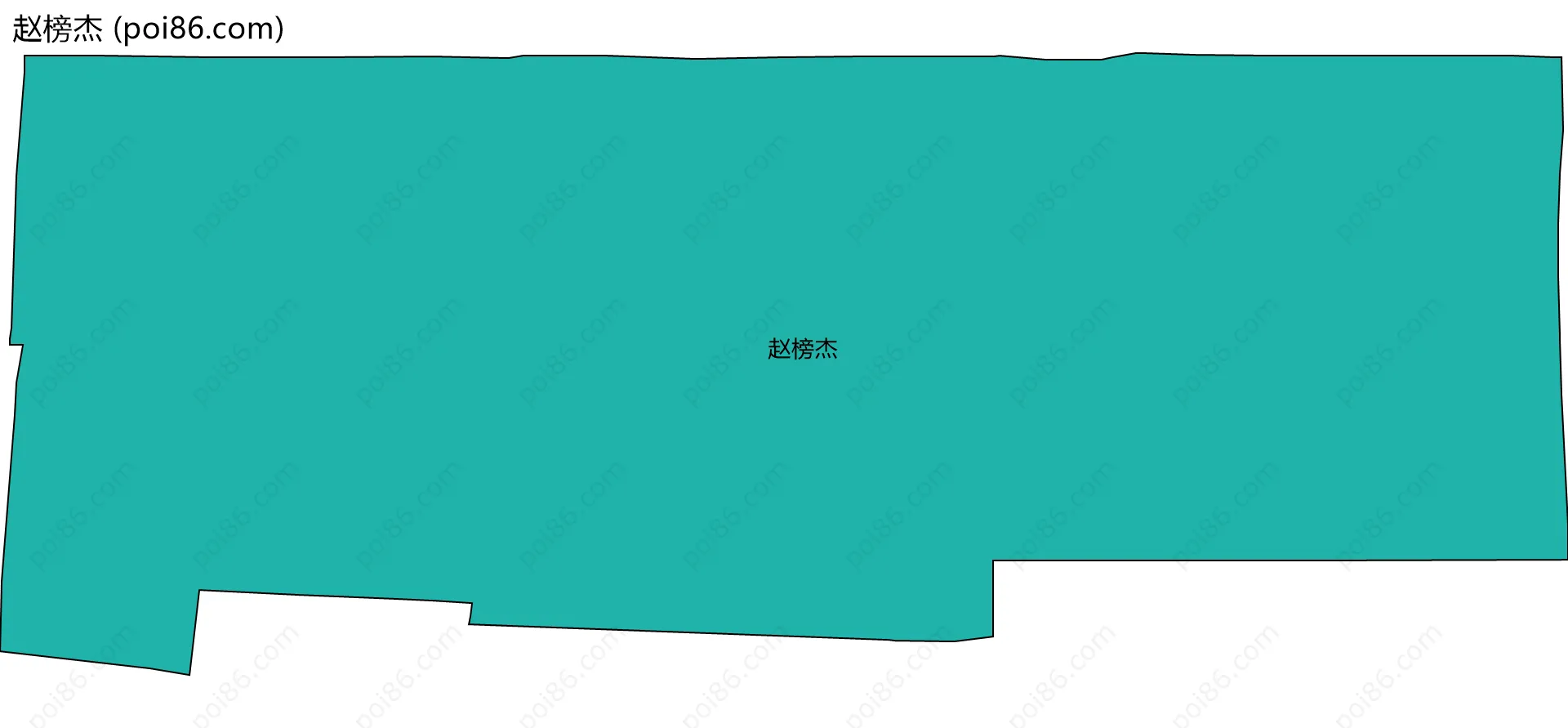 赵榜杰边界地图