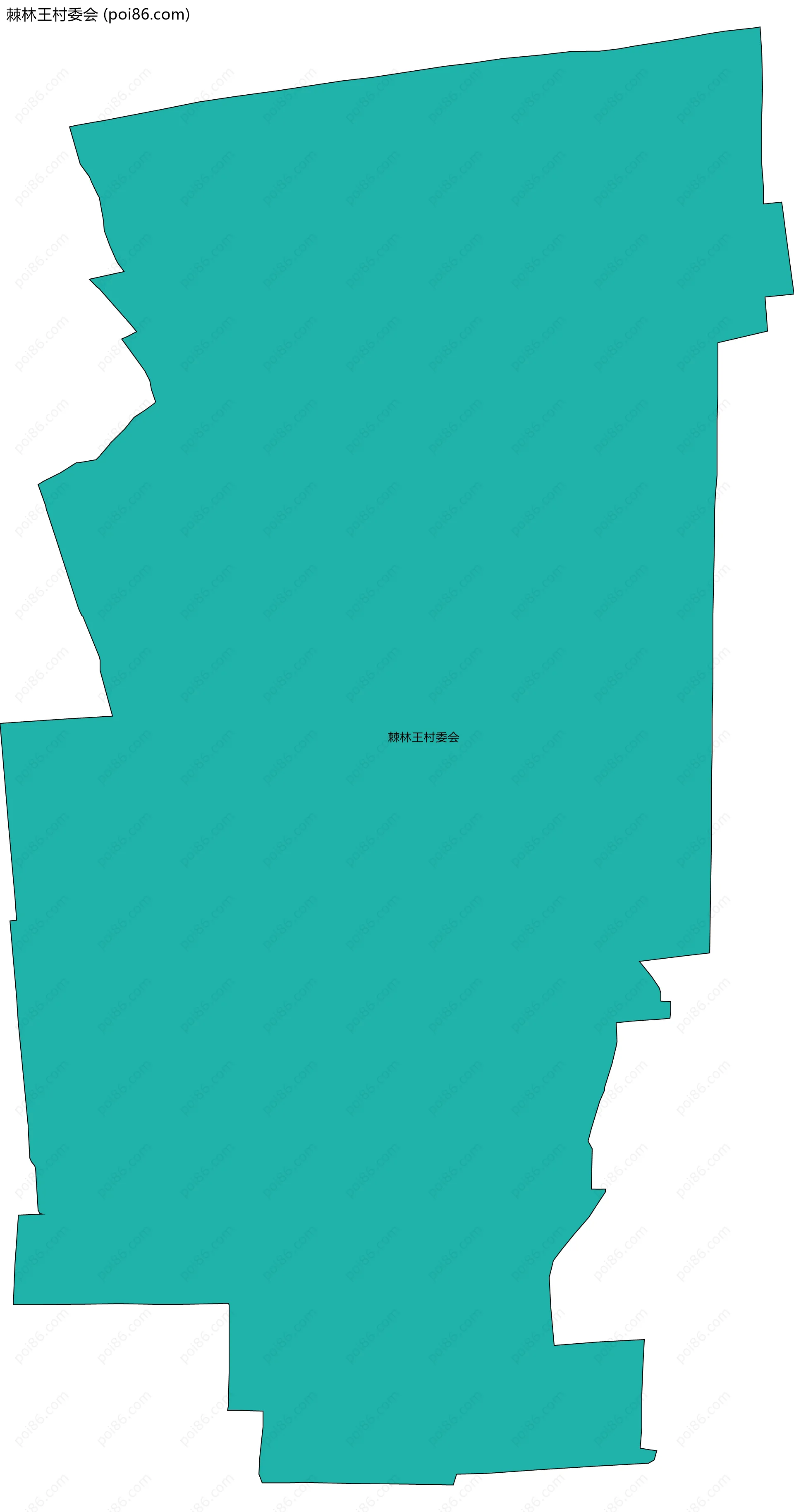 棘林王村委会边界地图