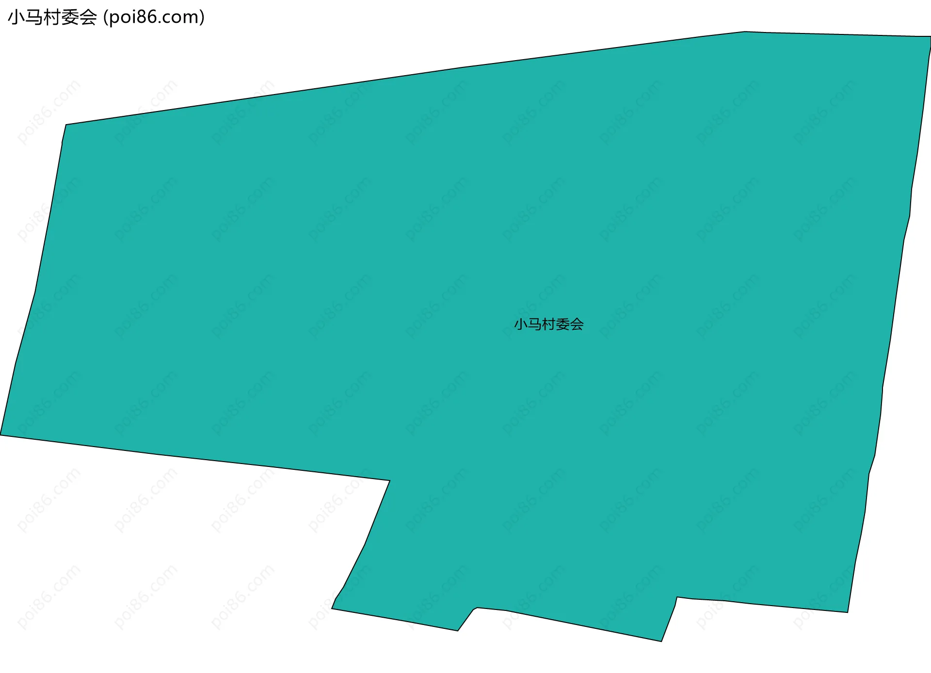 小马村委会边界地图
