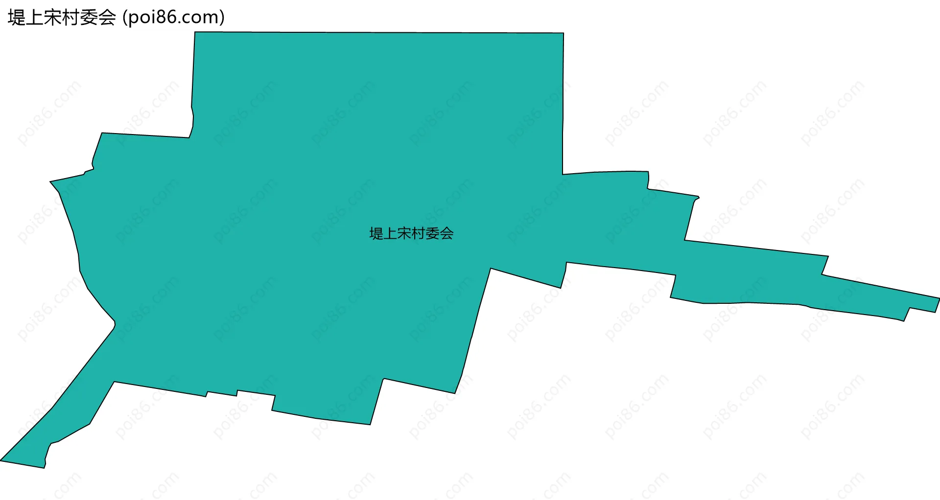 堤上宋村委会边界地图