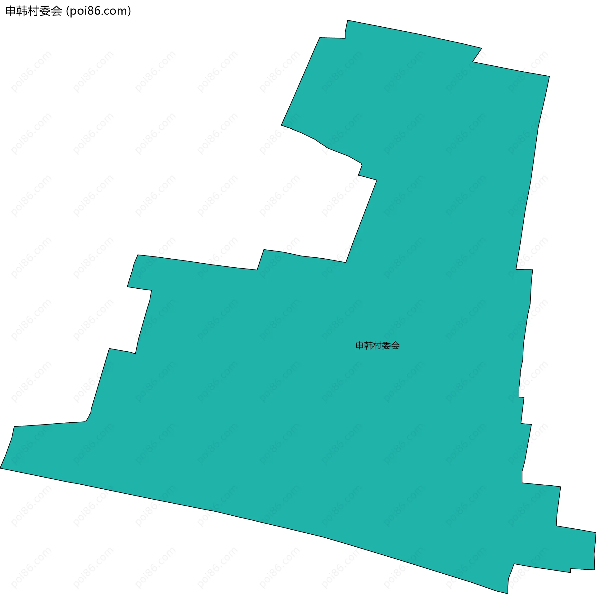 申韩村委会边界地图