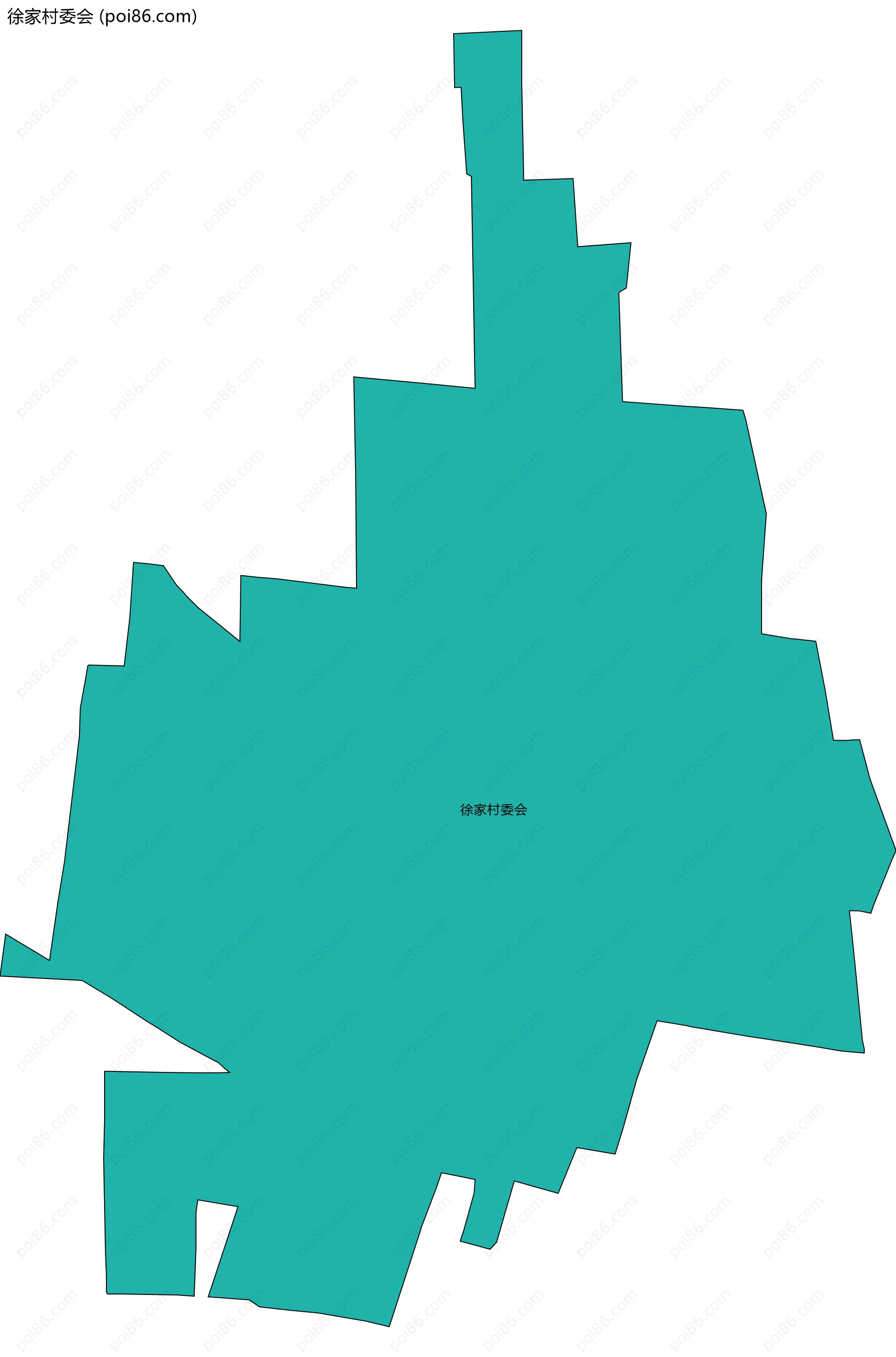 徐家村委会边界地图
