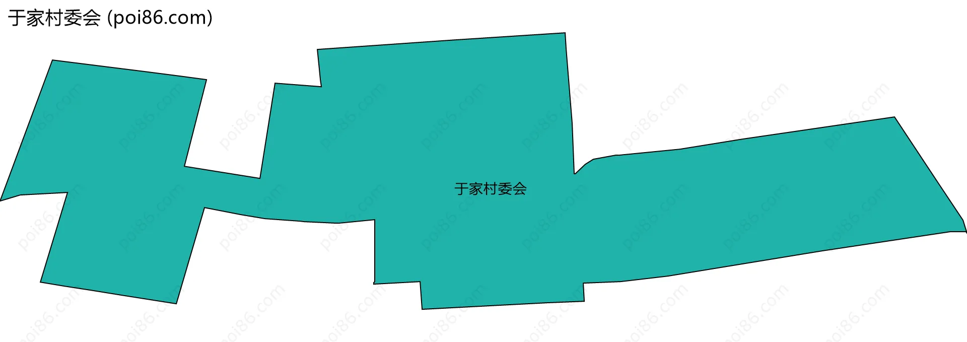 于家村委会边界地图