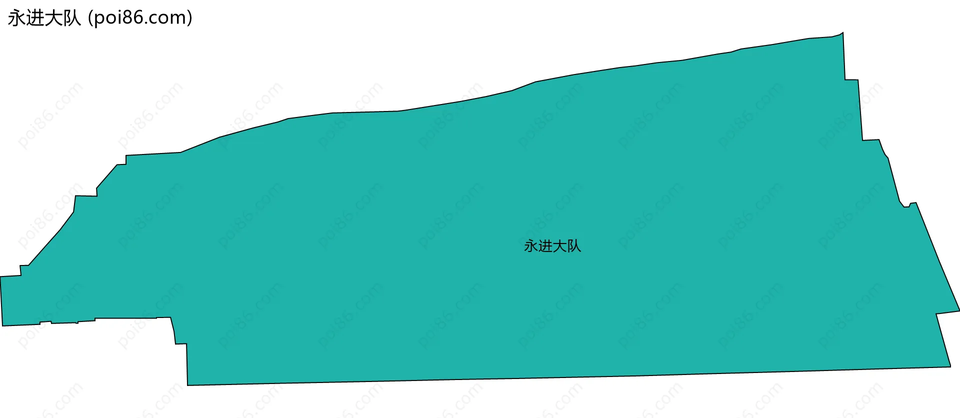 永进大队边界地图