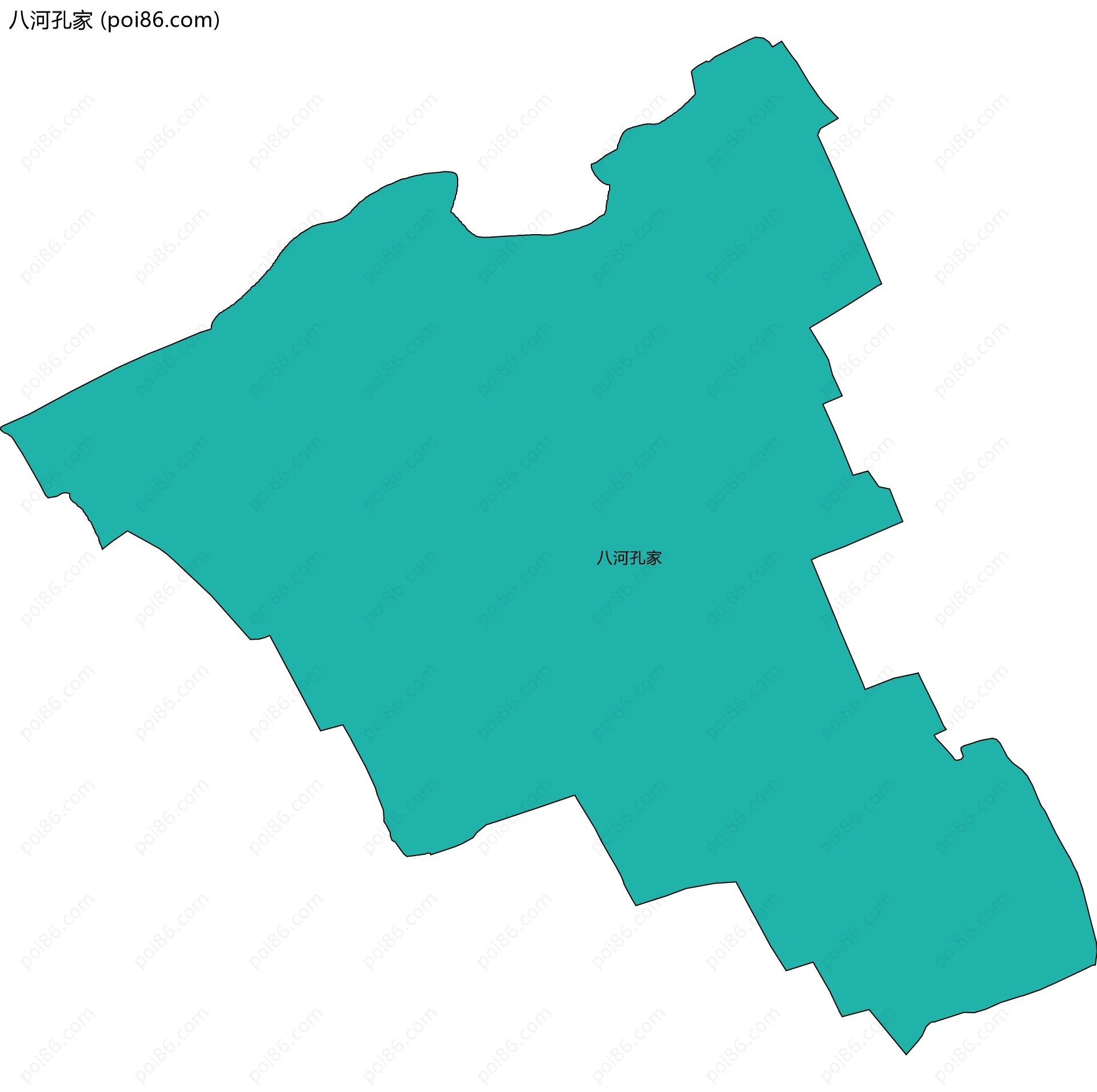 八河孔家边界地图